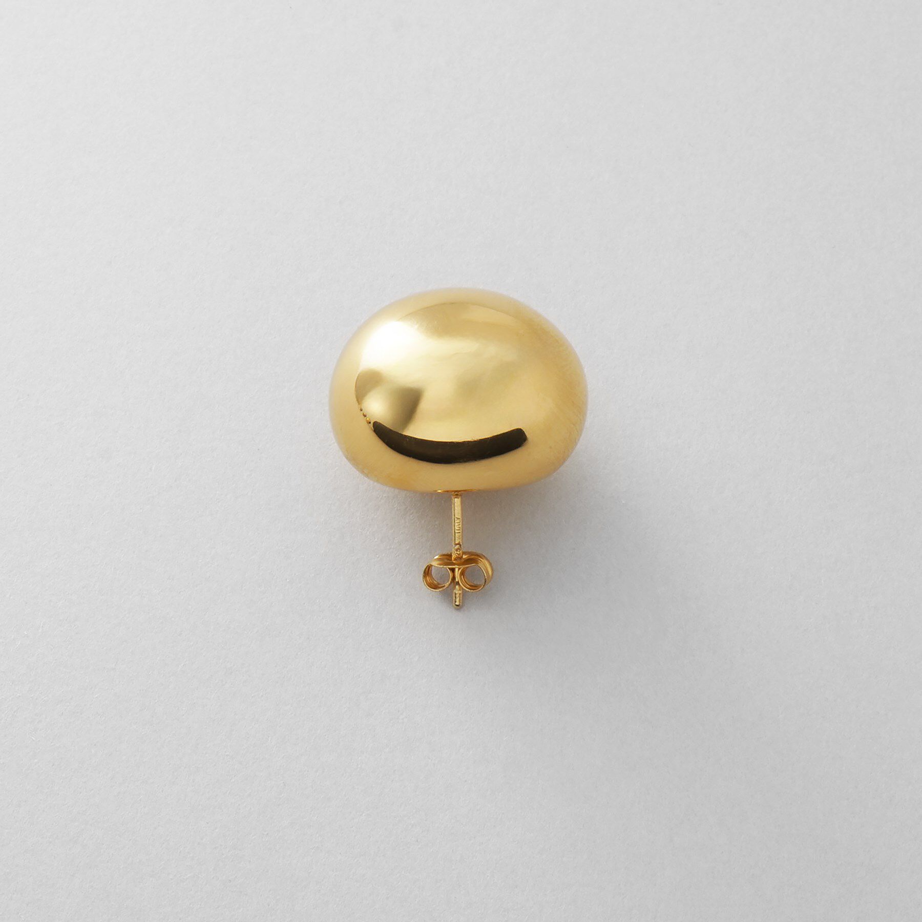 COCOSHNIK ONKITSCH「シルバー ホロウラウンドクッションピアス GP」|ピアス|