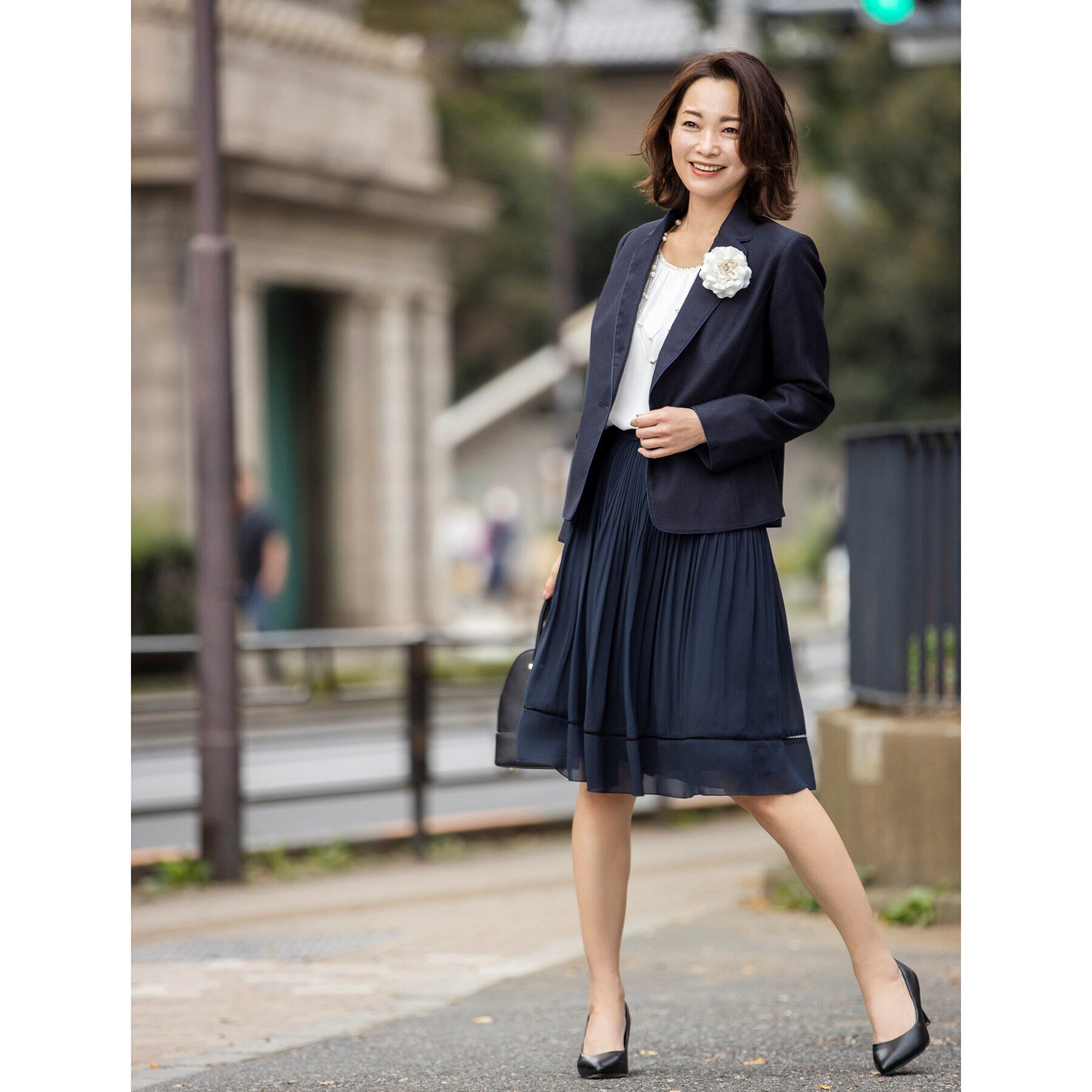 SHOO･LA･RUE「【S-4Lまで/洗える】らくドビーテーラードジャケット」|テーラードジャケット|