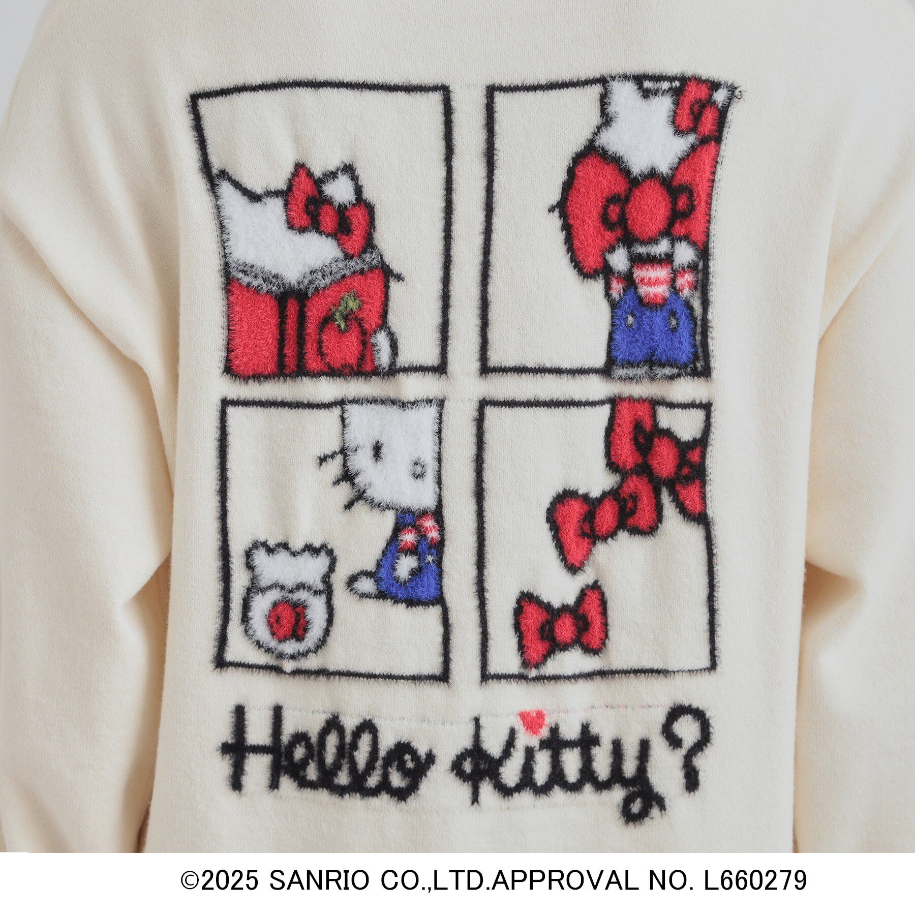 SHOO･LA･RUE「【HELLO KITTY コラボ】春まで着れる スウェットライクニット」|ニット・セーター|