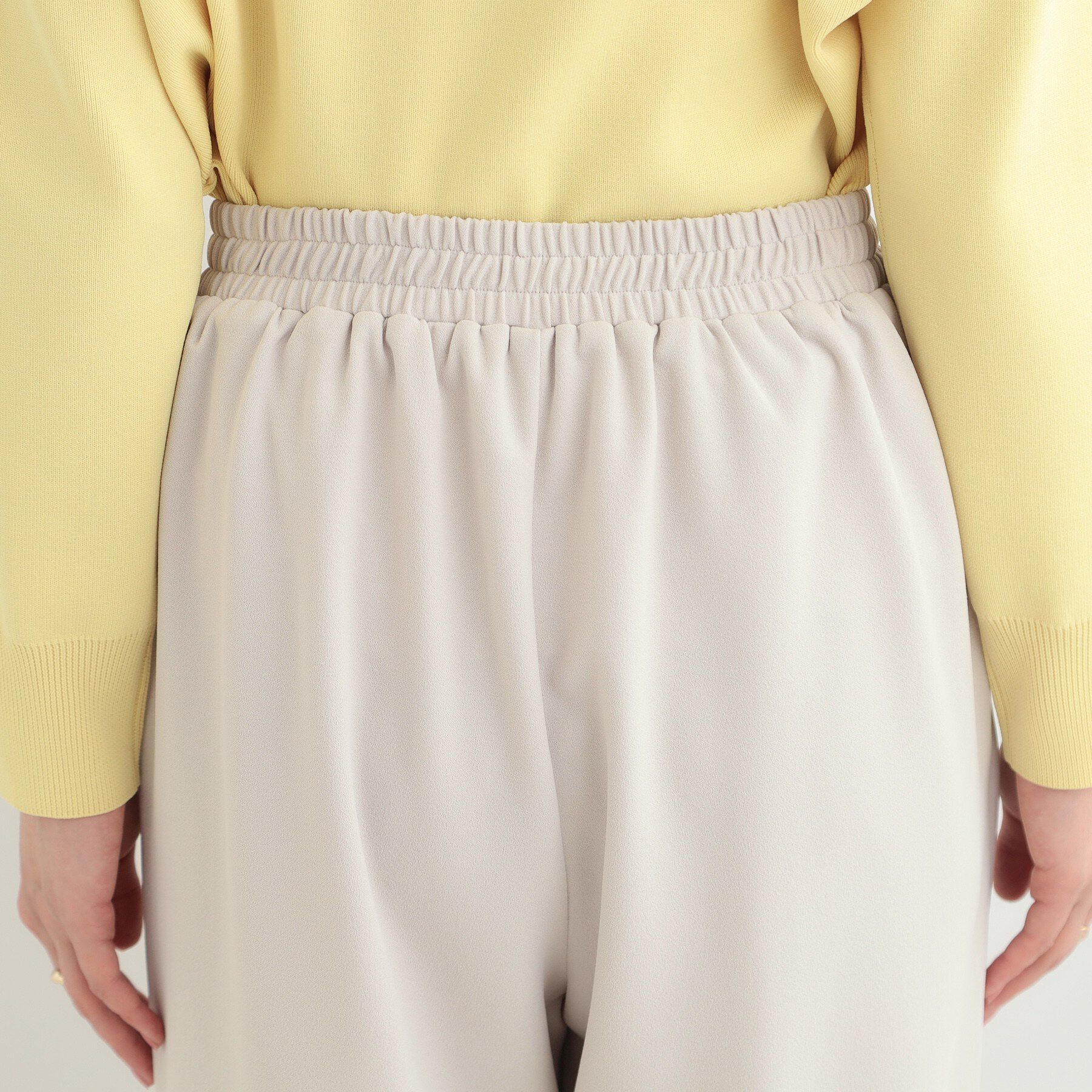 SHOO･LA･RUE「【S-LL/着丈選べる/洗濯後しわになりにくい】スマートに見えるイージーワイドパンツ」|その他|