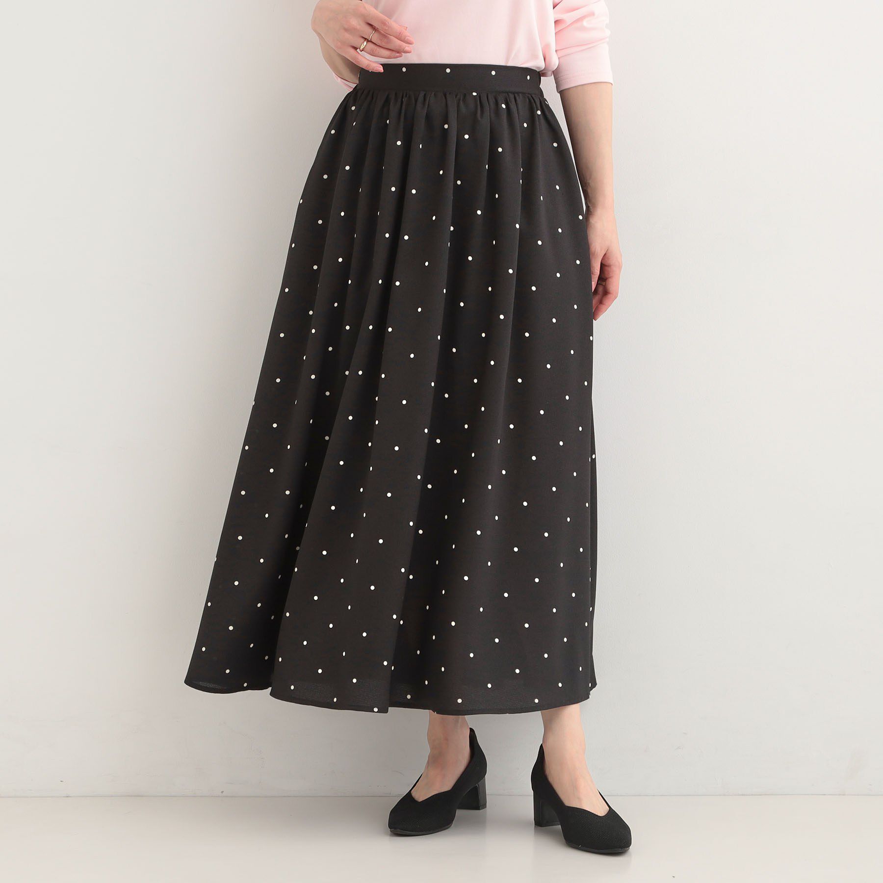 SHOO･LA･RUE「【着丈選べる】アソート柄フレアスカート」|スカート|