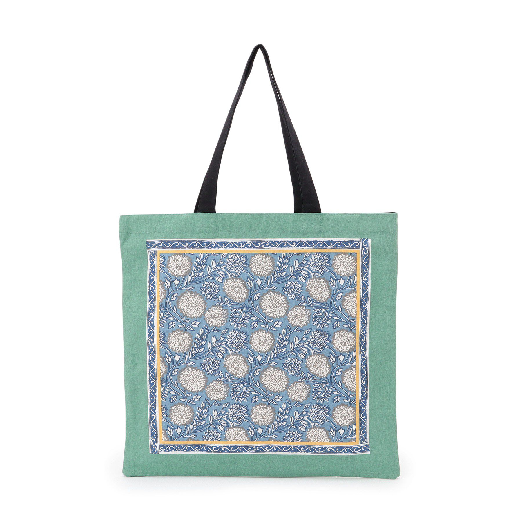 SHOO･LA･RUE「【インド製】スクエアファスナートートバッグ」|トートバッグ|