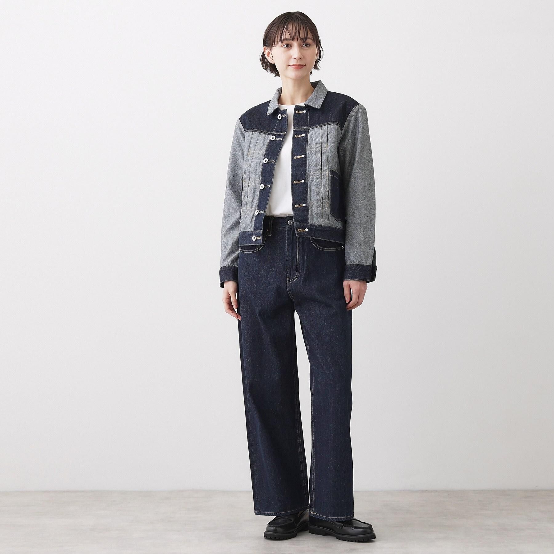 Dessin「【ユニセックス/洗える】ワイドシルエット12OZデニム」|デニム|