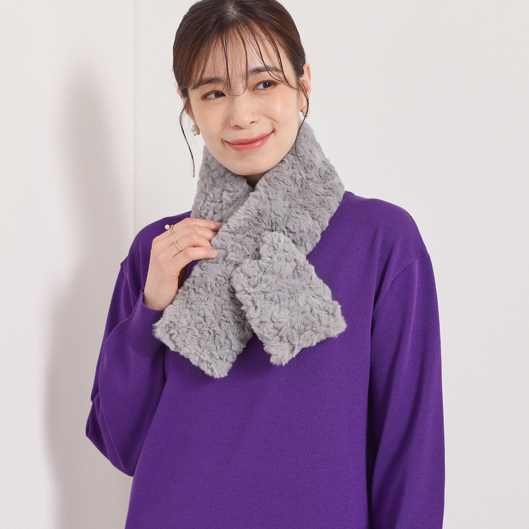 ITS&rsquo;DEMO「プードルファーミニマフラー」|ストール|