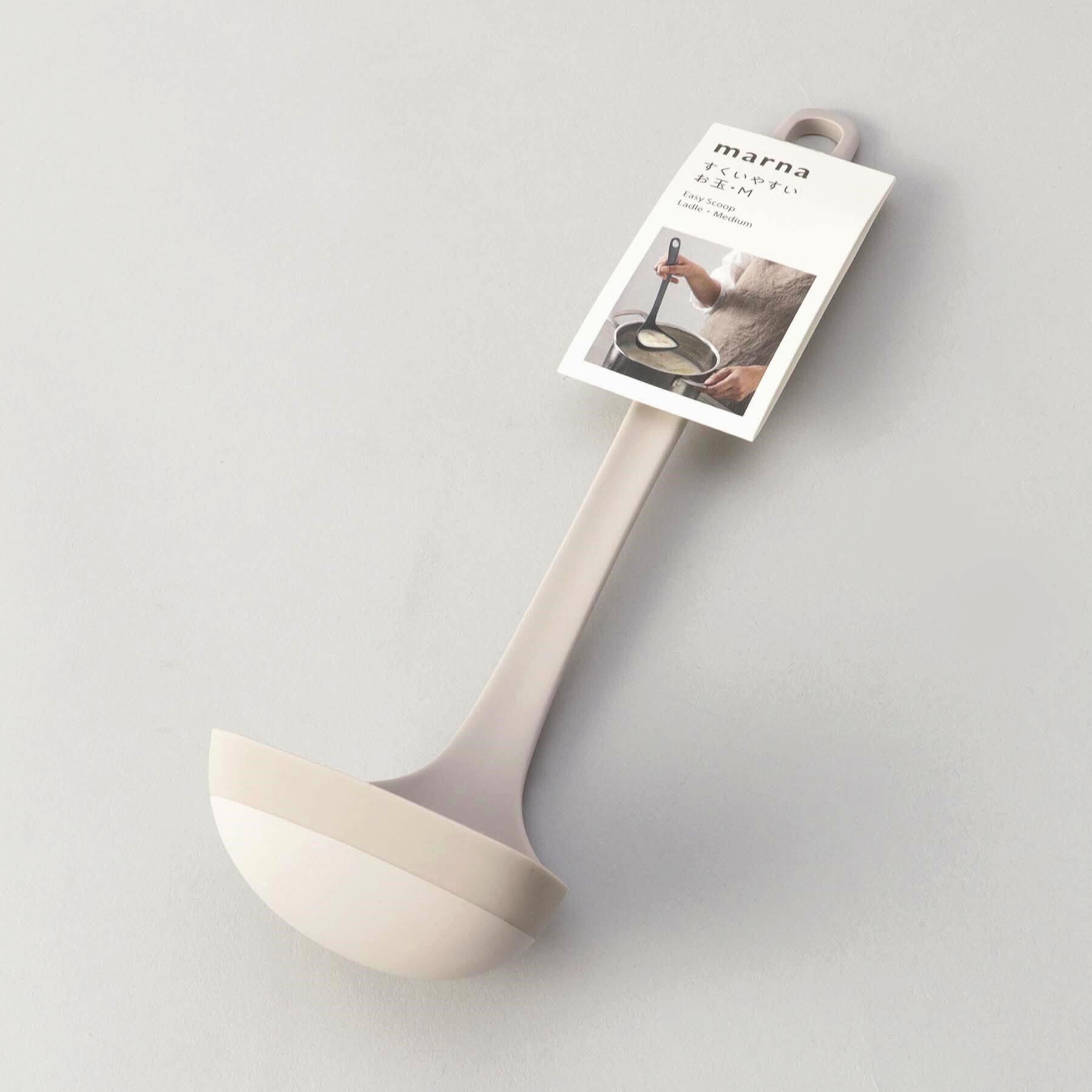212 KITCHEN STORE「きほんの道具 お玉M GY ＜marna マーナ＞」|食器・キッチングッズ|