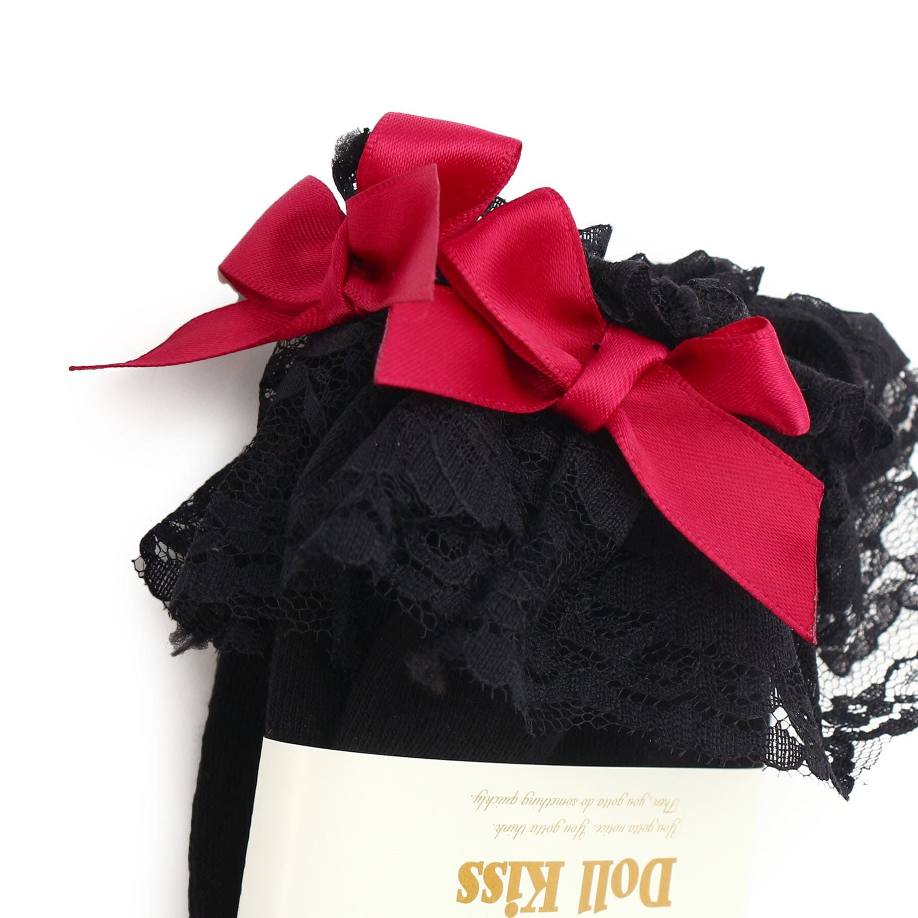 Doll Kiss「レース&times;リボン付きクルーソックス　靴下」|ソックス|