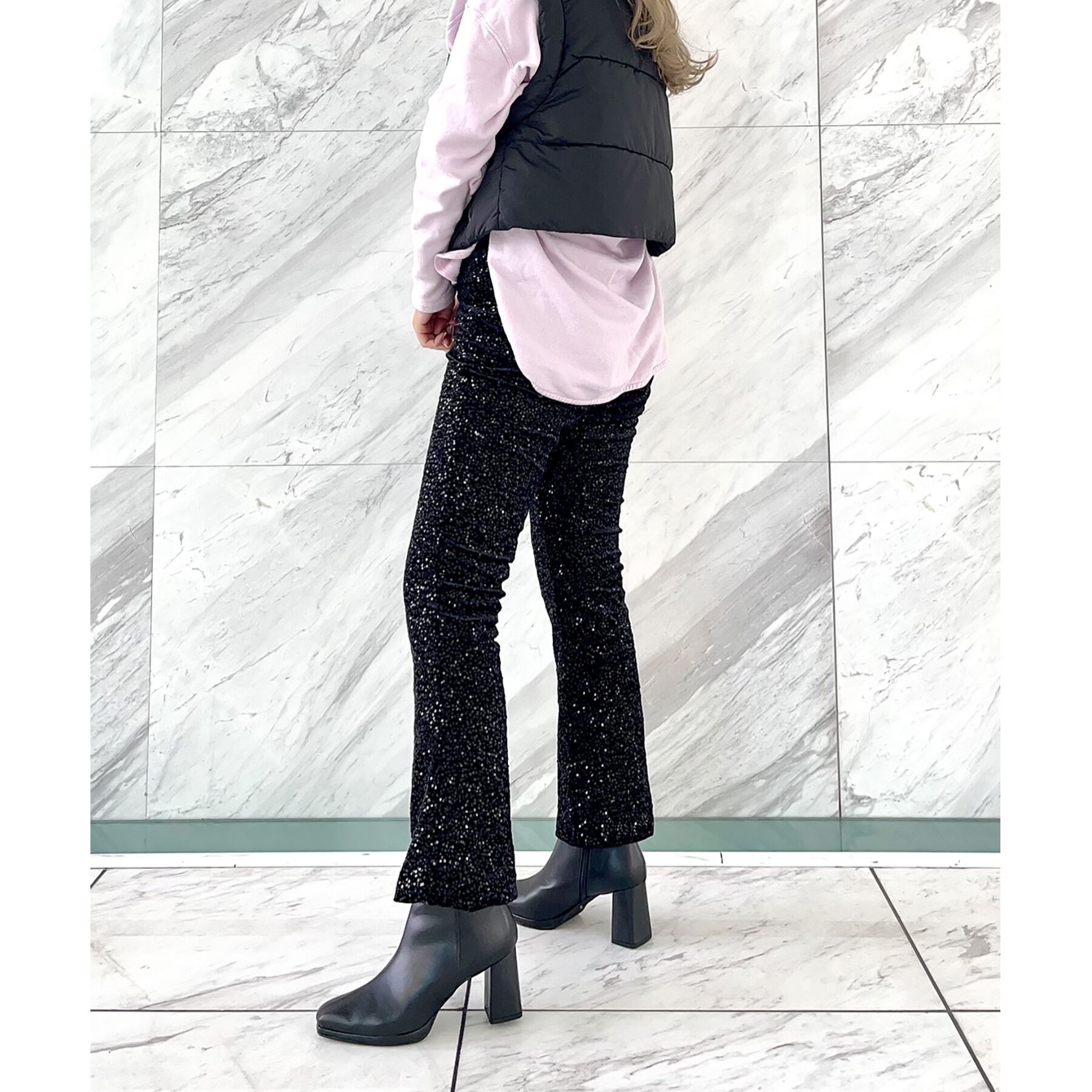 ESPERANZA「ブロックヒールショートブーツ」|ショートブーツ|