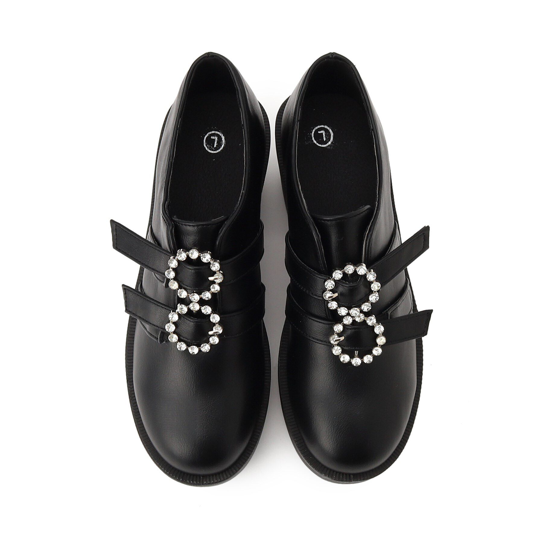 csT&P「軽量厚底ソール ダブルストーンモチーフローファー」|パンプス|