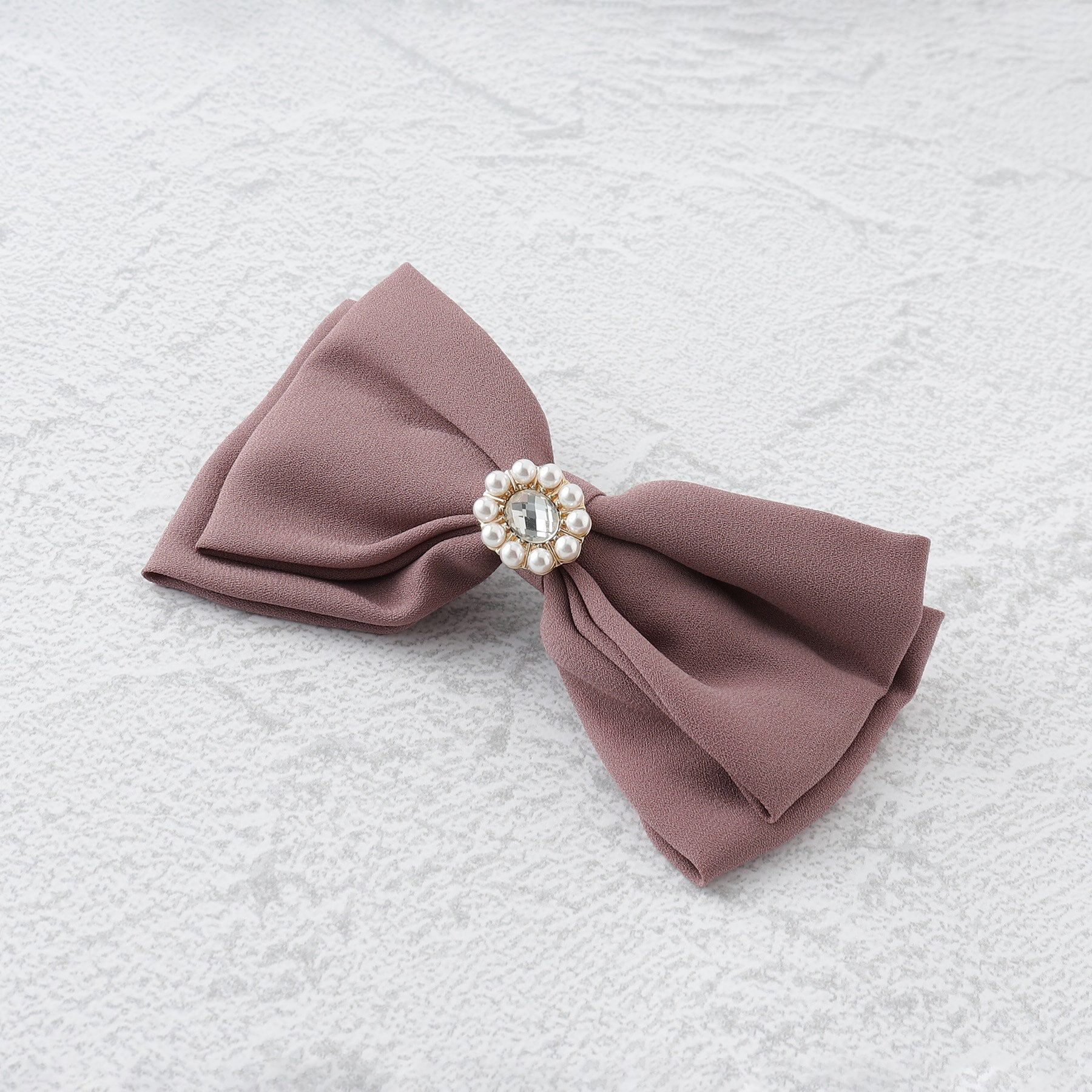 Grandedge「ビジュー付きリボンバレッタ」|その他|