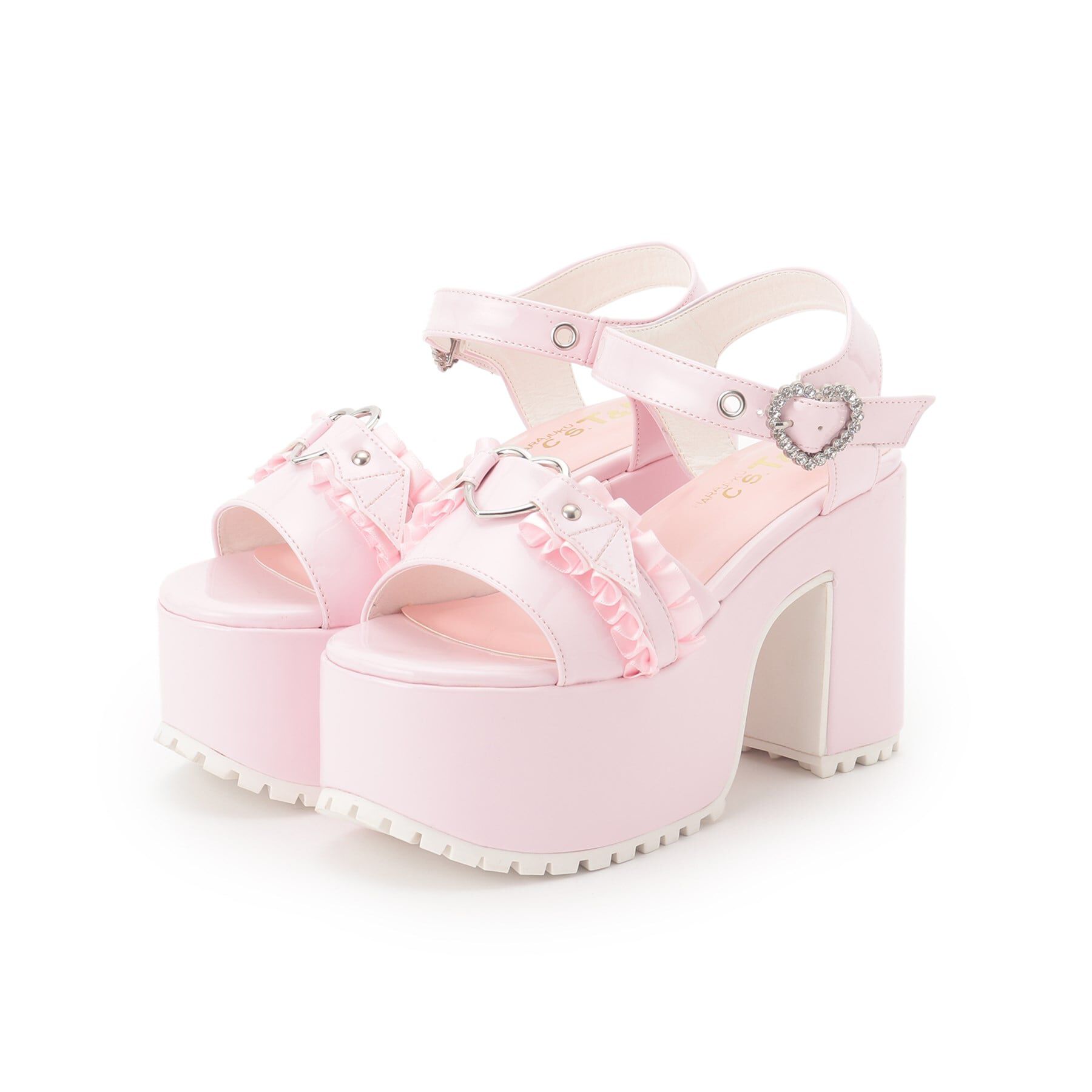 csT&P「厚底羽つきハートサンダル」|サンダル|