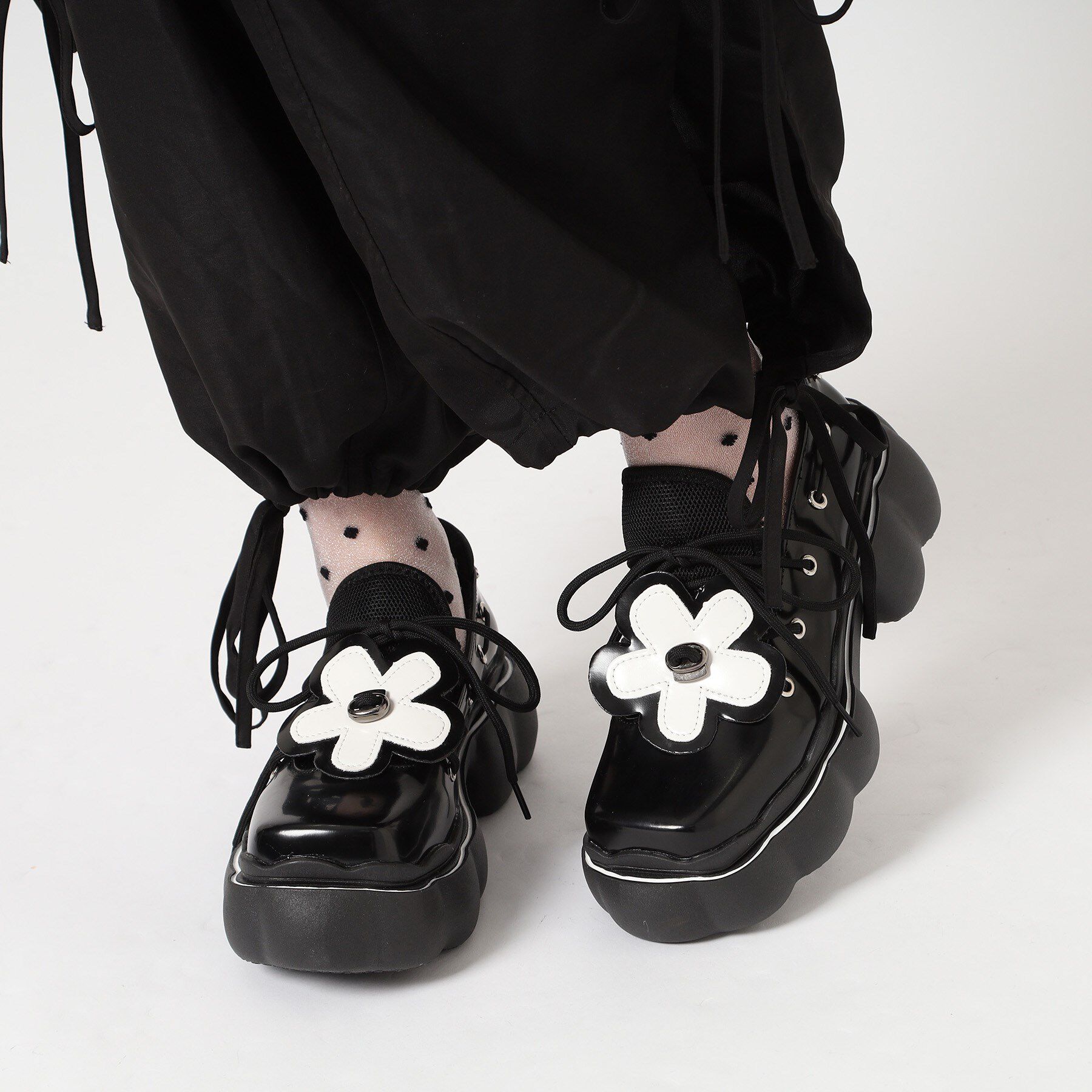 csT&P「厚底フラワーパンプス」|パンプス|