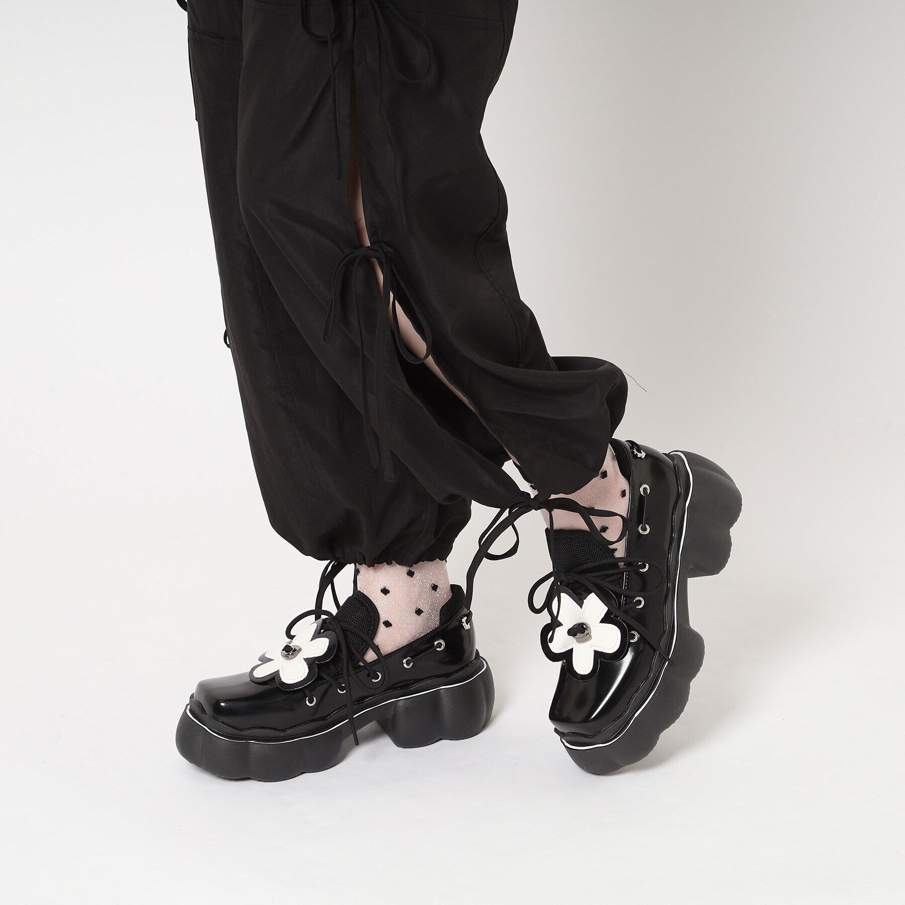 csT&P「厚底フラワーパンプス」|パンプス|