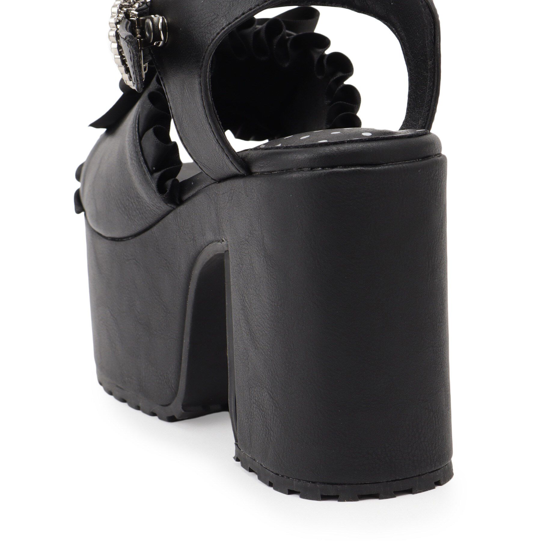 csT&P「地雷系 厚底リボンレースアップサンダル」|サンダル|