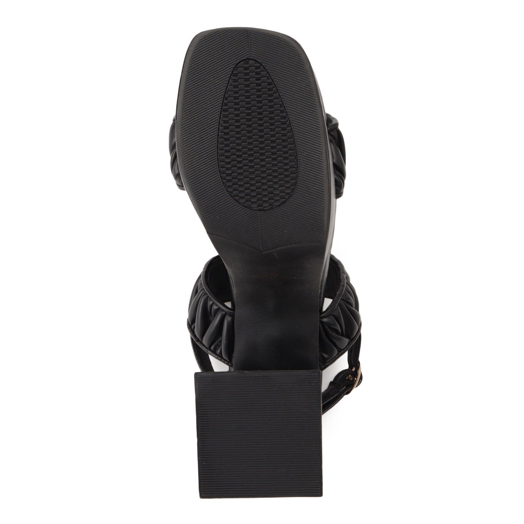 csT&P「ギャザーダブルベルト チャンキーヒールサンダル」|サンダル|