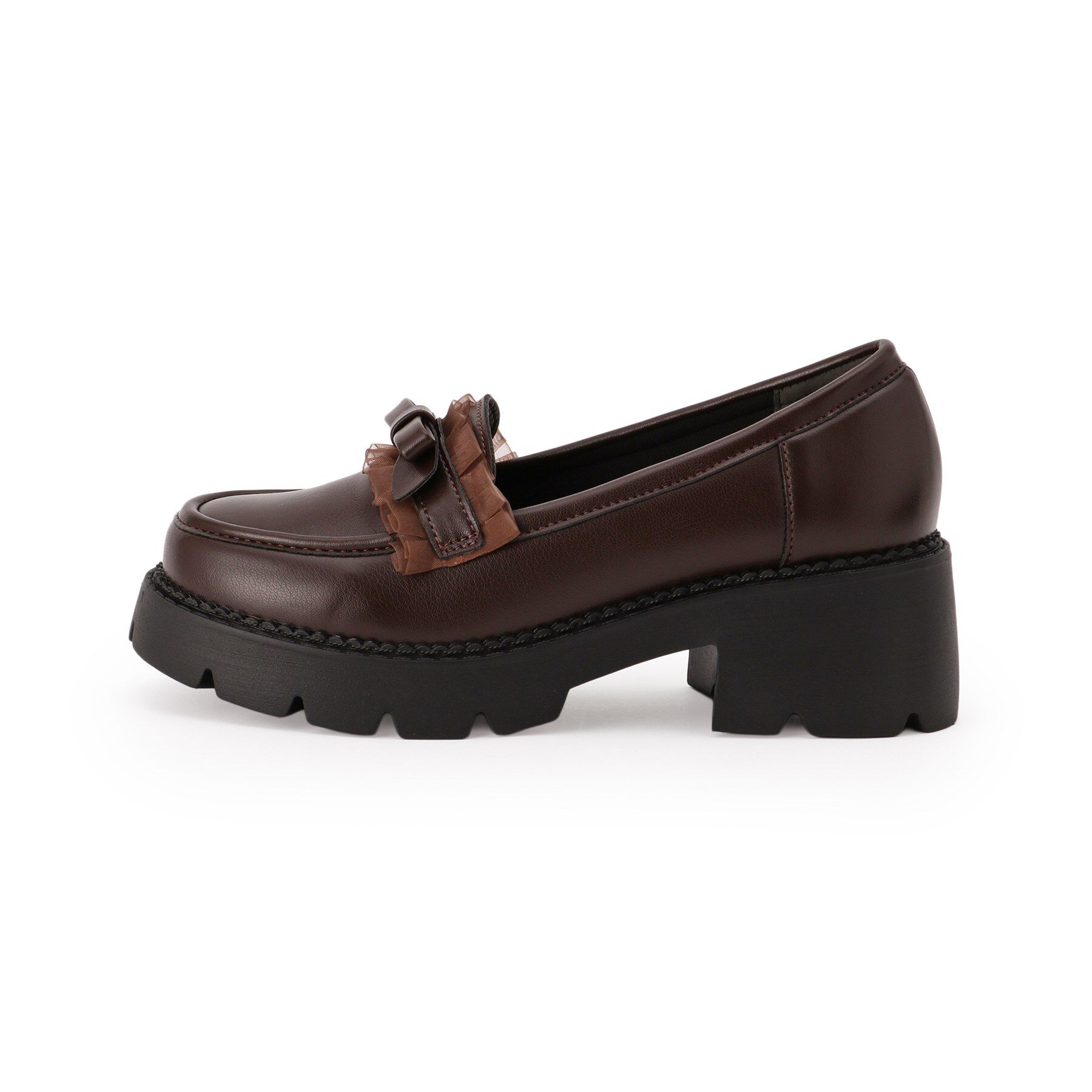 csT&P「フリル付きリボンローファー」|パンプス|