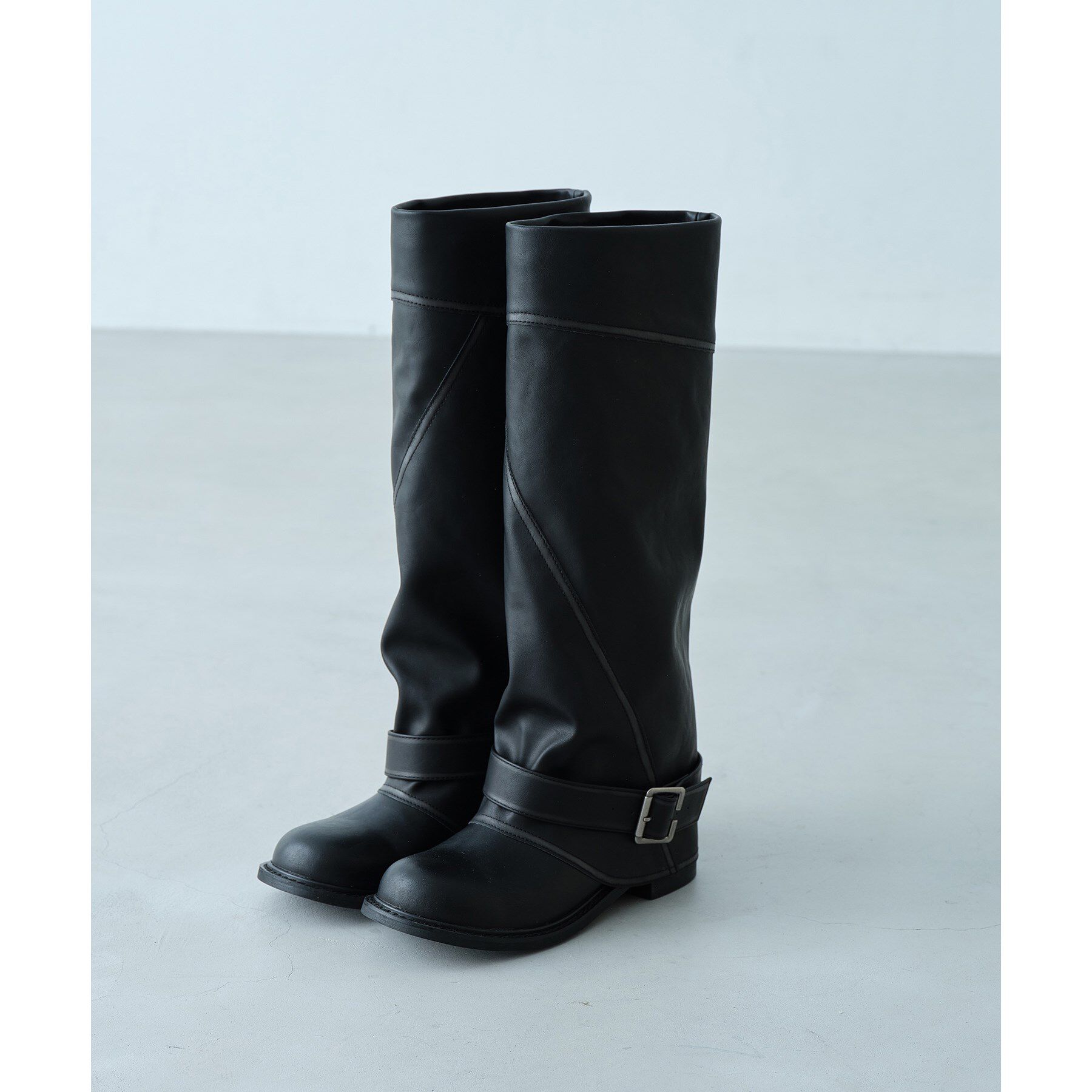 CODE A「slouch volume boots」|ショートブーツ|