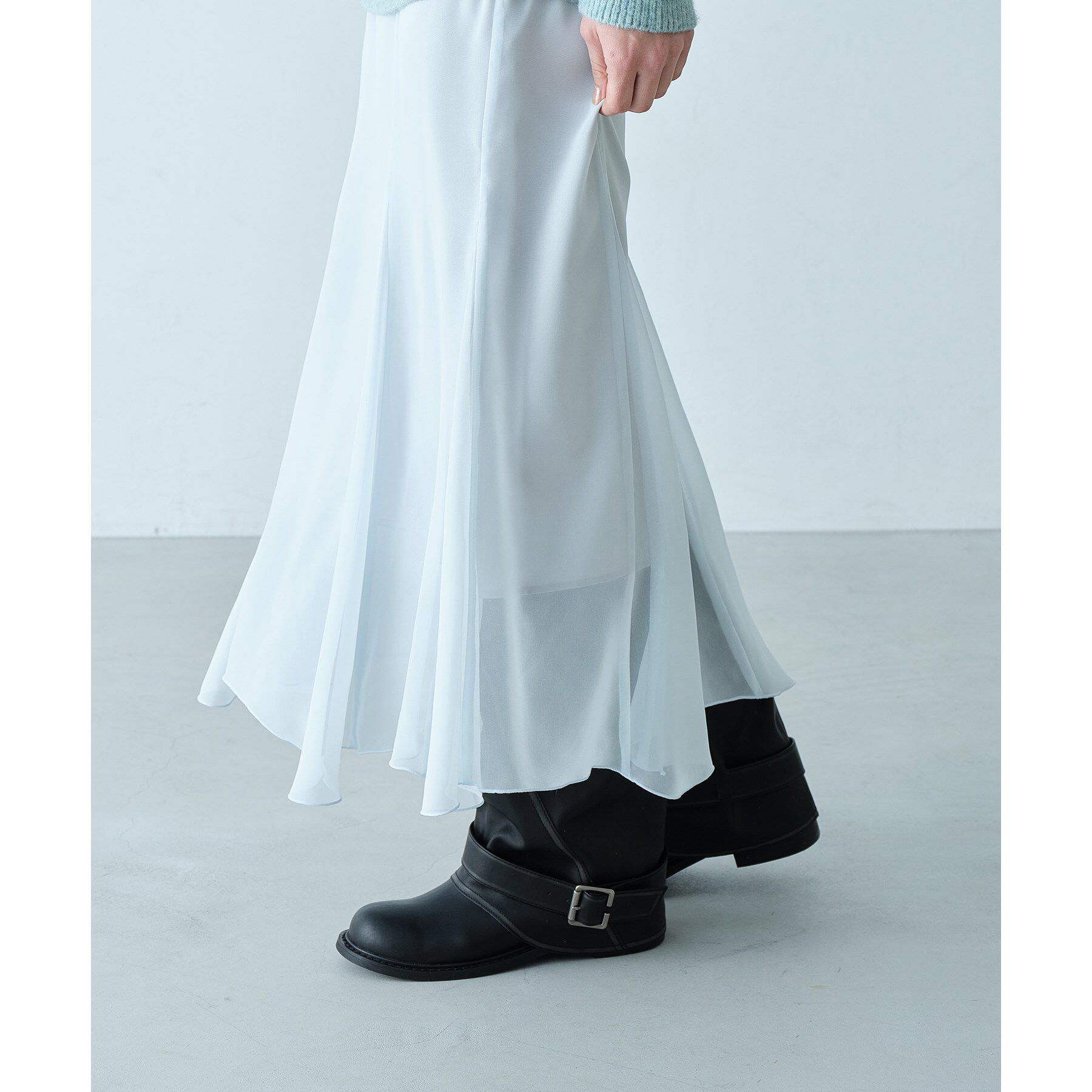 CODE A「slouch volume boots」|ショートブーツ|