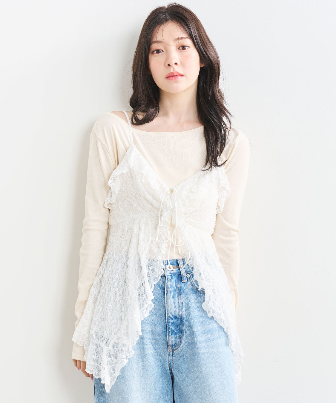 COCO DEAL「サイドメローシアーカットソー」|Tシャツ・カットソー|