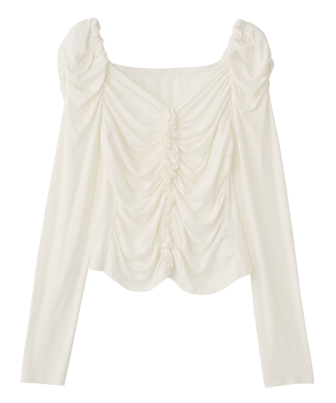 COCO DEAL「フリルドレープトップス」|Tシャツ・カットソー|