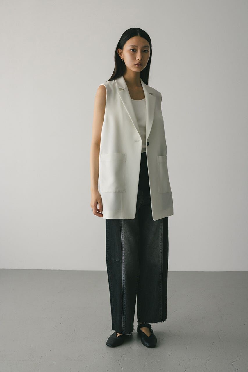 STYLEMIXER「ワンボタンルーズベスト」|ダウンベスト・ベスト|