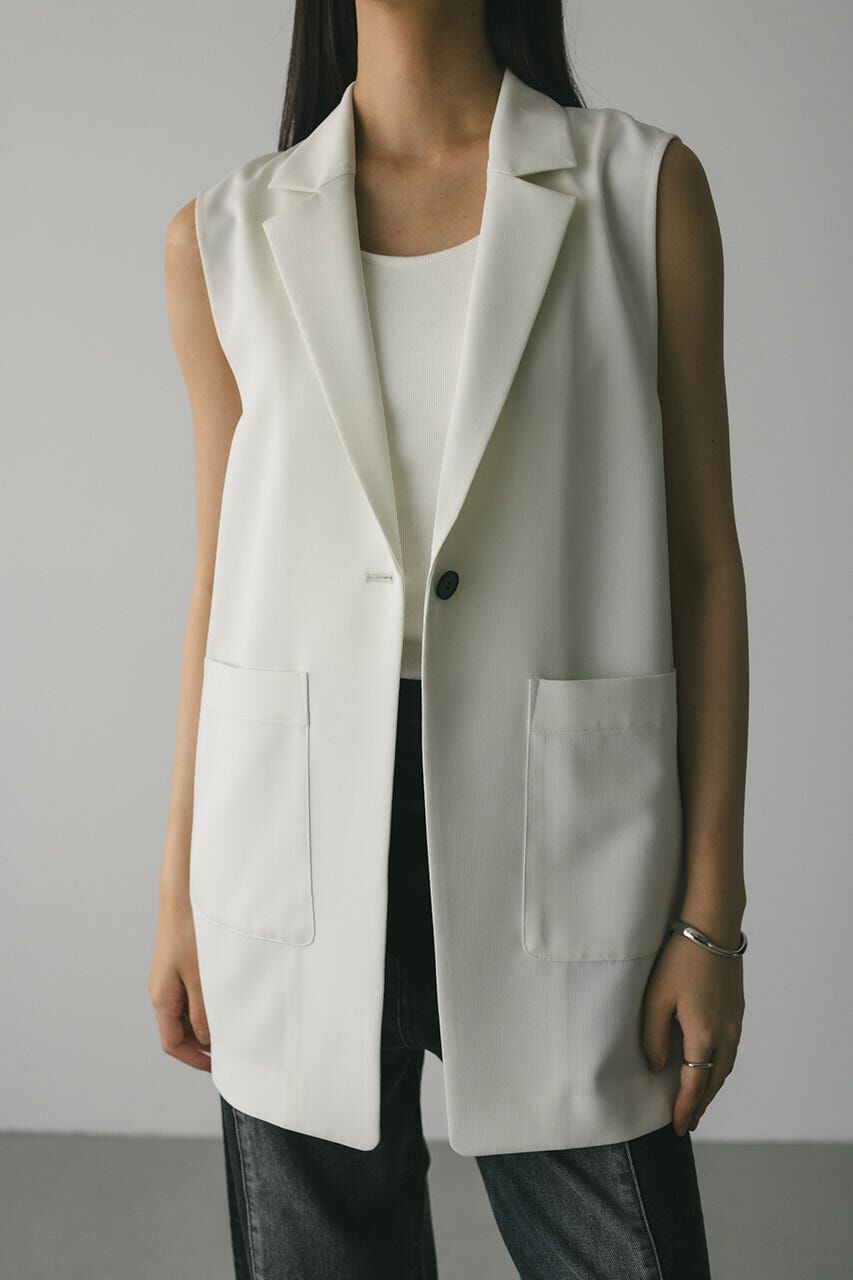 STYLEMIXER「ワンボタンルーズベスト」|ダウンベスト・ベスト|