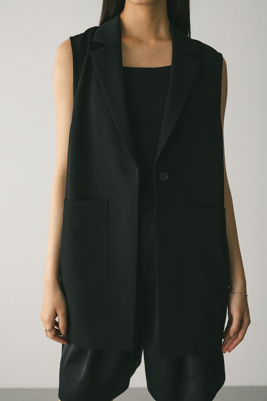 STYLEMIXER「ワンボタンルーズベスト」|ダウンベスト・ベスト|