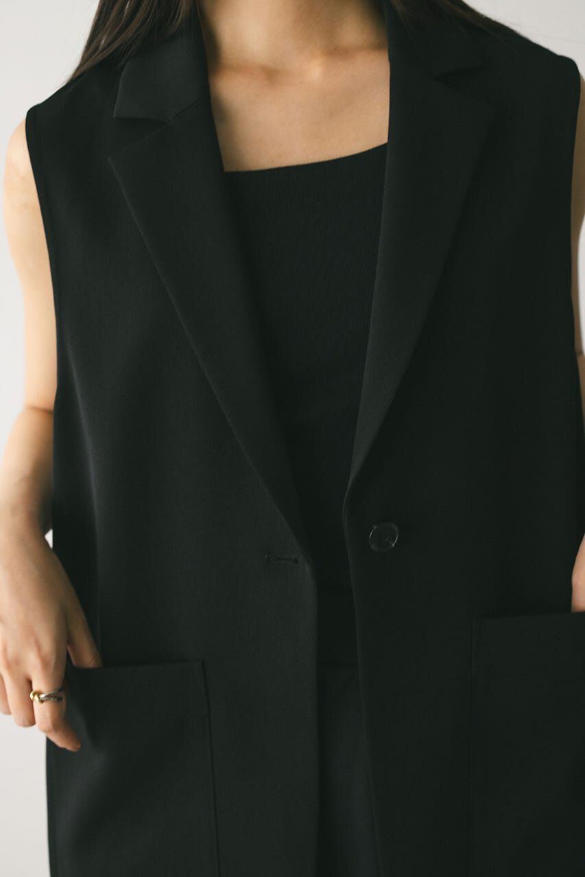 STYLEMIXER「ワンボタンルーズベスト」|ダウンベスト・ベスト|