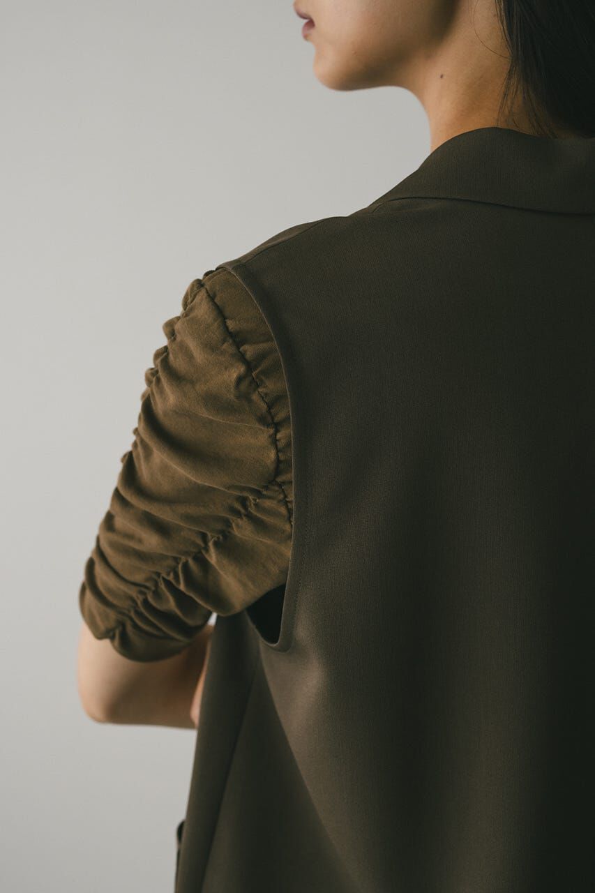 STYLEMIXER「ワンボタンルーズベスト」|ダウンベスト・ベスト|