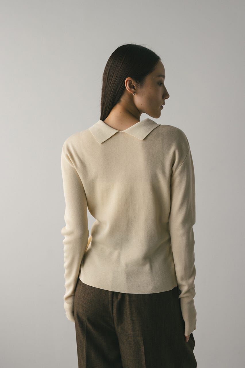 STYLEMIXER「2WAYカラーニットポロ」|ニット・セーター|