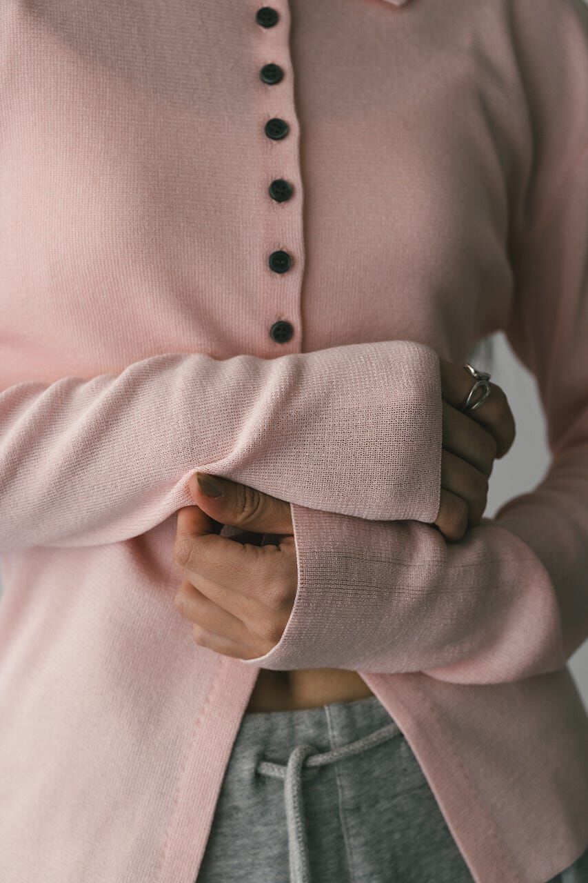 STYLEMIXER「2WAYカラーニットポロ」|ニット・セーター|