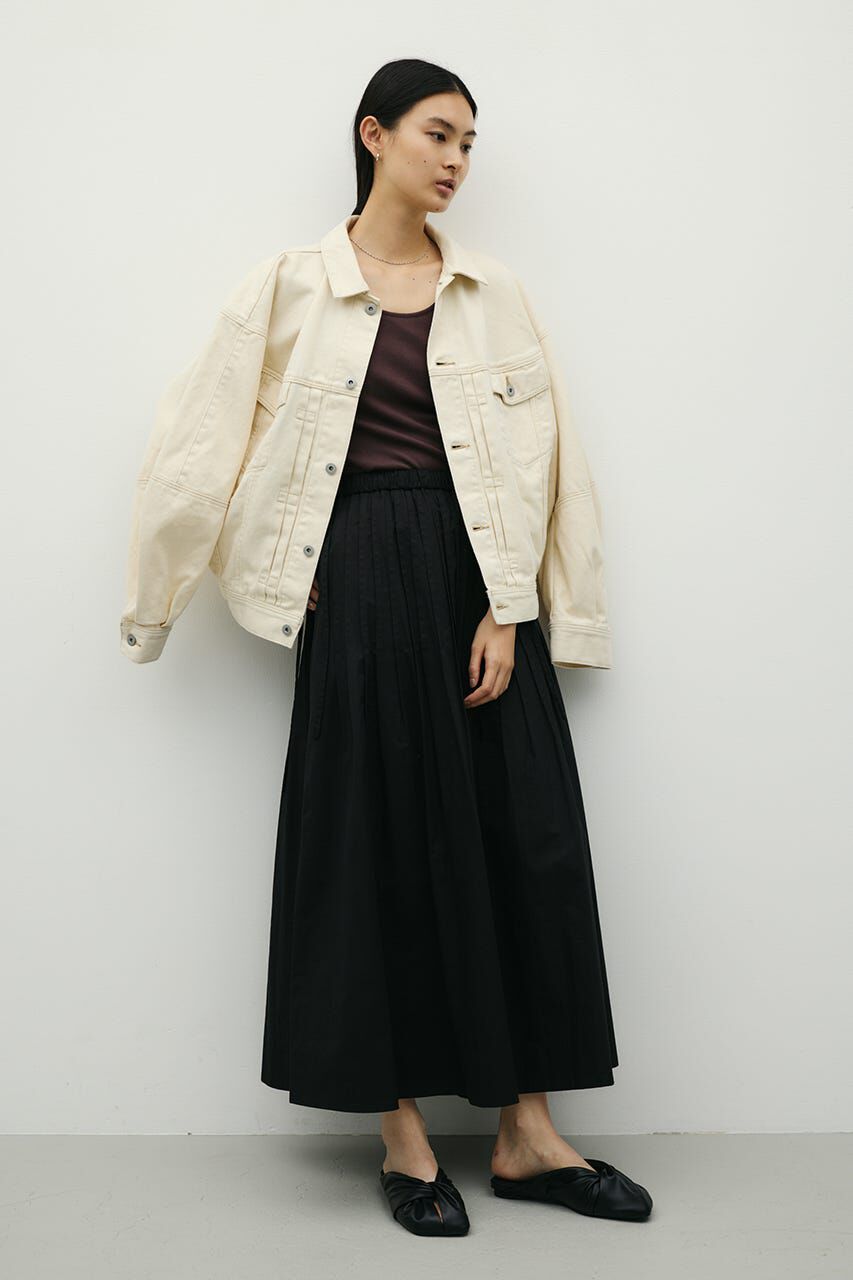 STYLEMIXER「タックプリーツフレアスカート」|スカート|