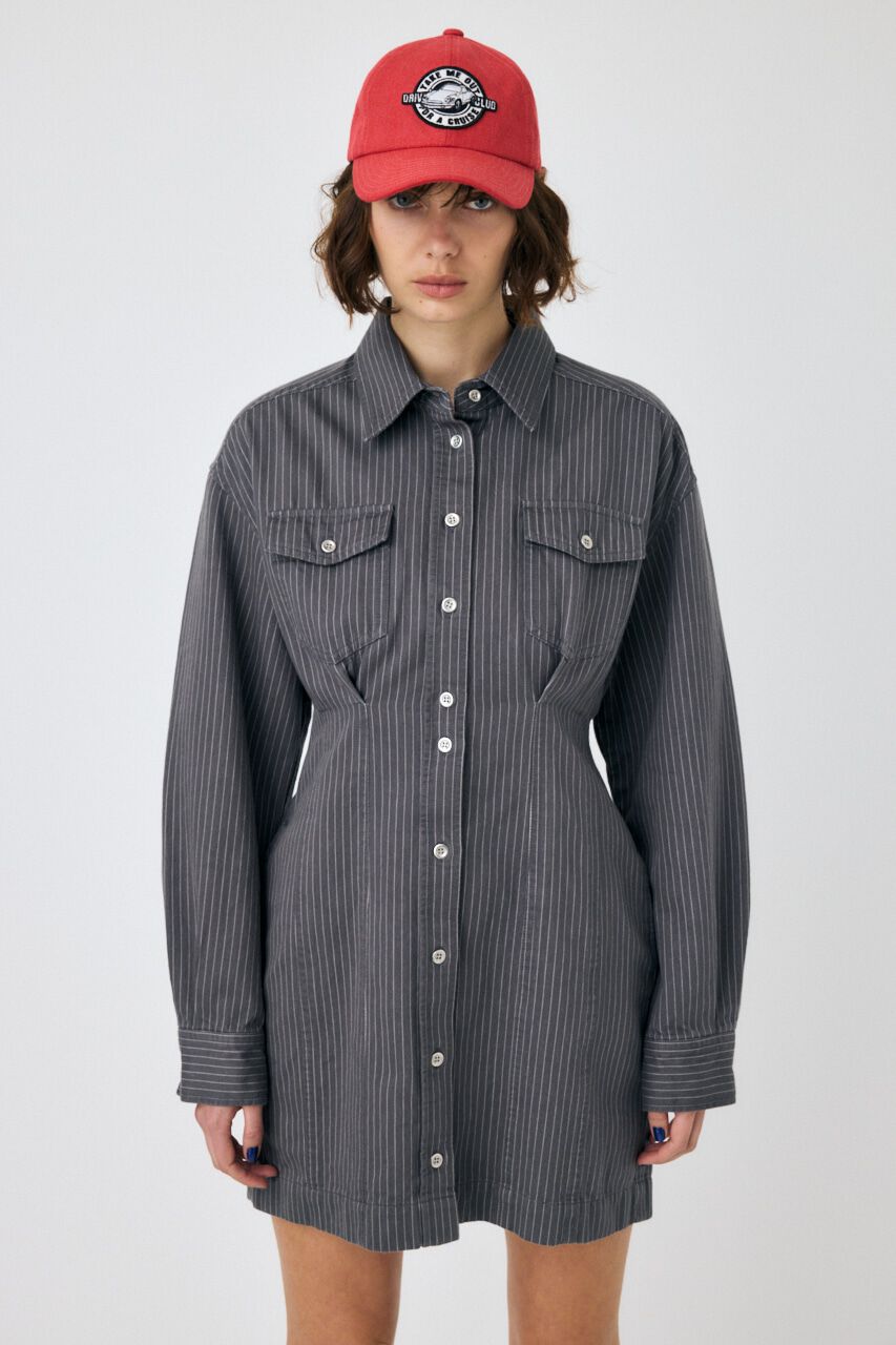 MOUSSY「WAIST TUCK ミニドレス」|ワンピース|