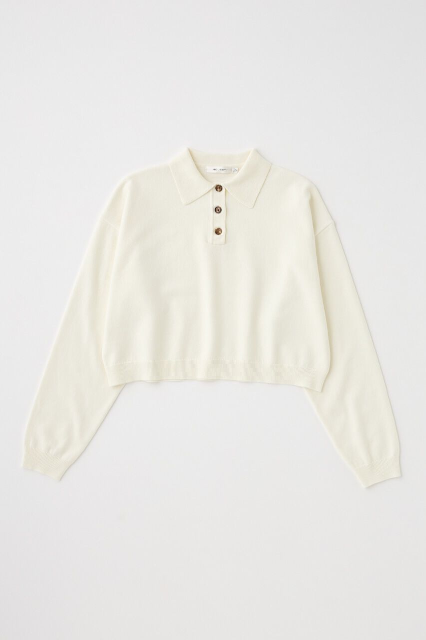 MOUSSY「BOXY KNIT ポロ」|ニット・セーター|