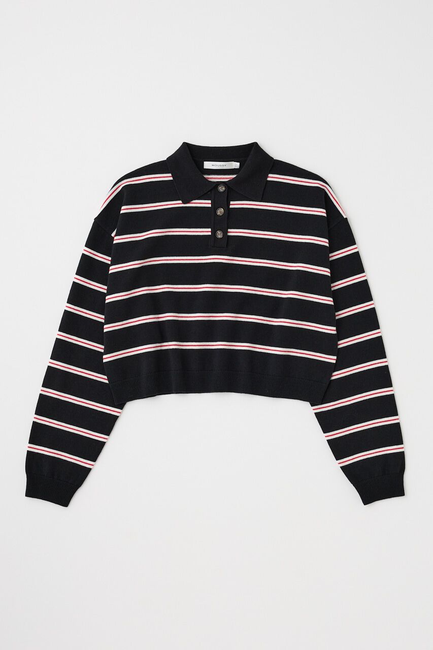 MOUSSY「BOXY KNIT ポロ」|ニット・セーター|