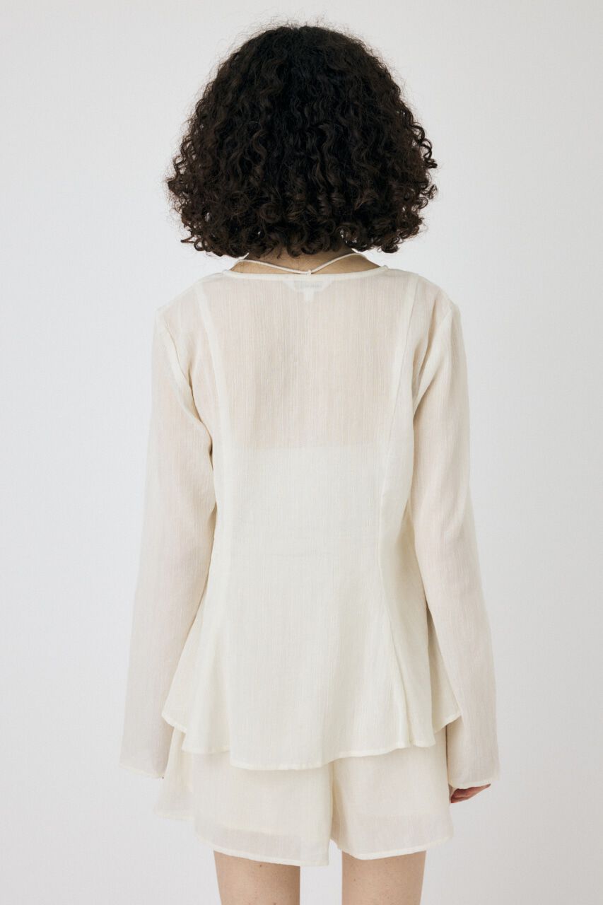 MOUSSY「SLEEVE FLARE シャツ & スカート」|ワンピース|