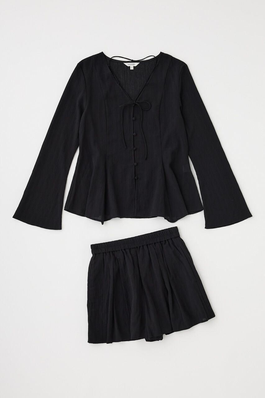 MOUSSY「SLEEVE FLARE シャツ & スカート」|ワンピース|