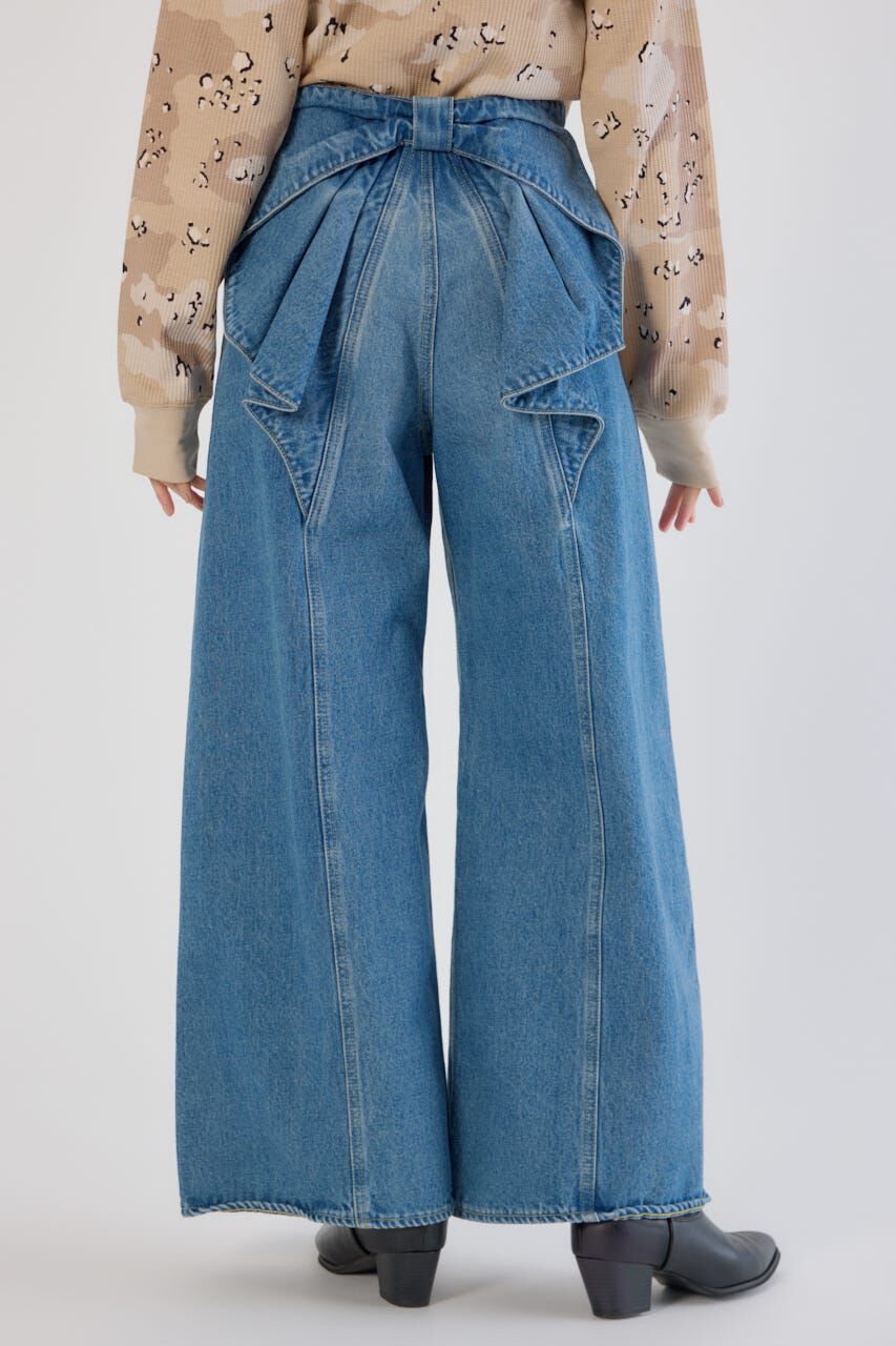 RODEO CROWNS「ビッグリボンデニムパンツ」|デニム|