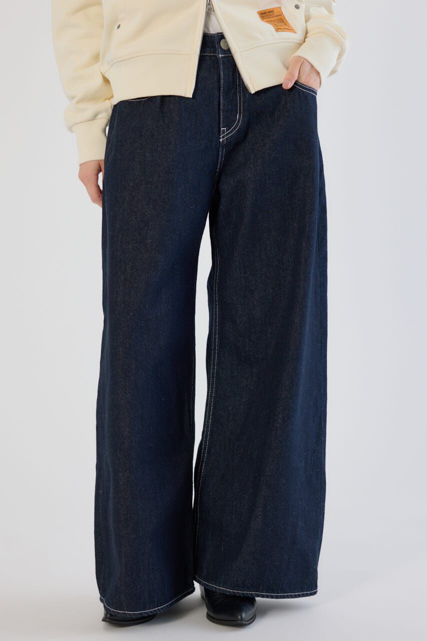 RODEO CROWNS「ビッグリボンデニムパンツ」|デニム|