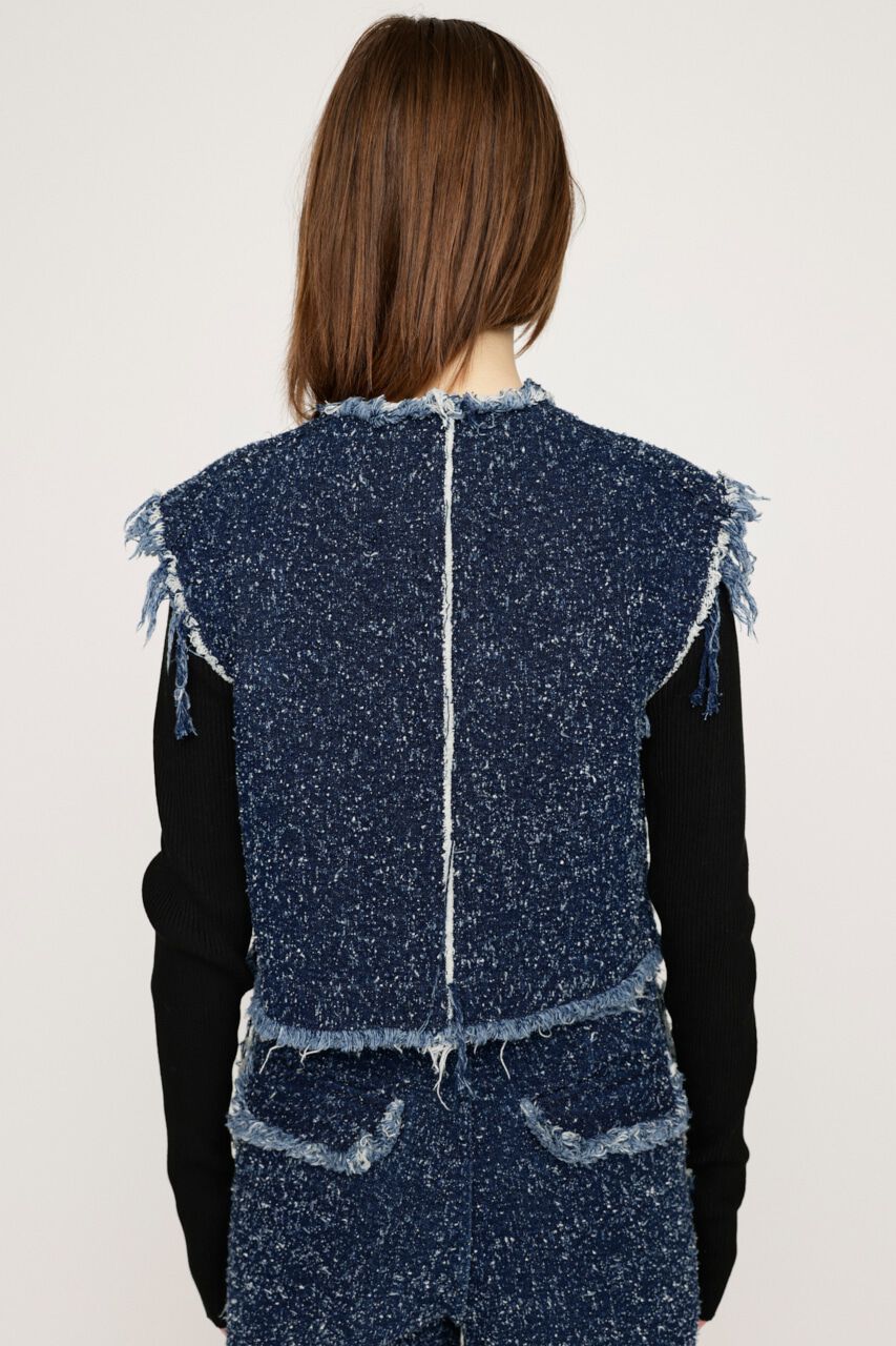 SLY「GRAIN TWEED VEST-BE」|その他|