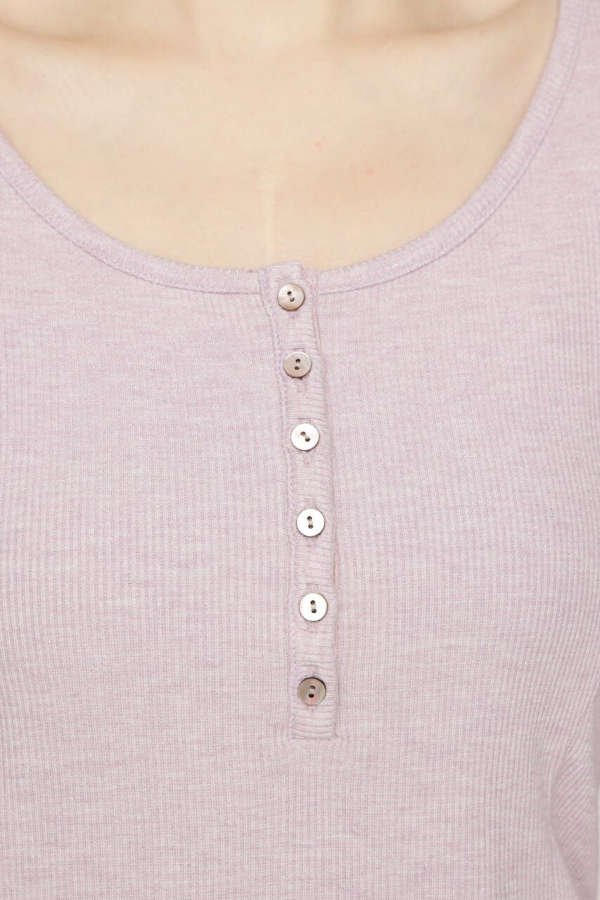 SLY「HENRY NECK CUT トップス」|Tシャツ・カットソー|