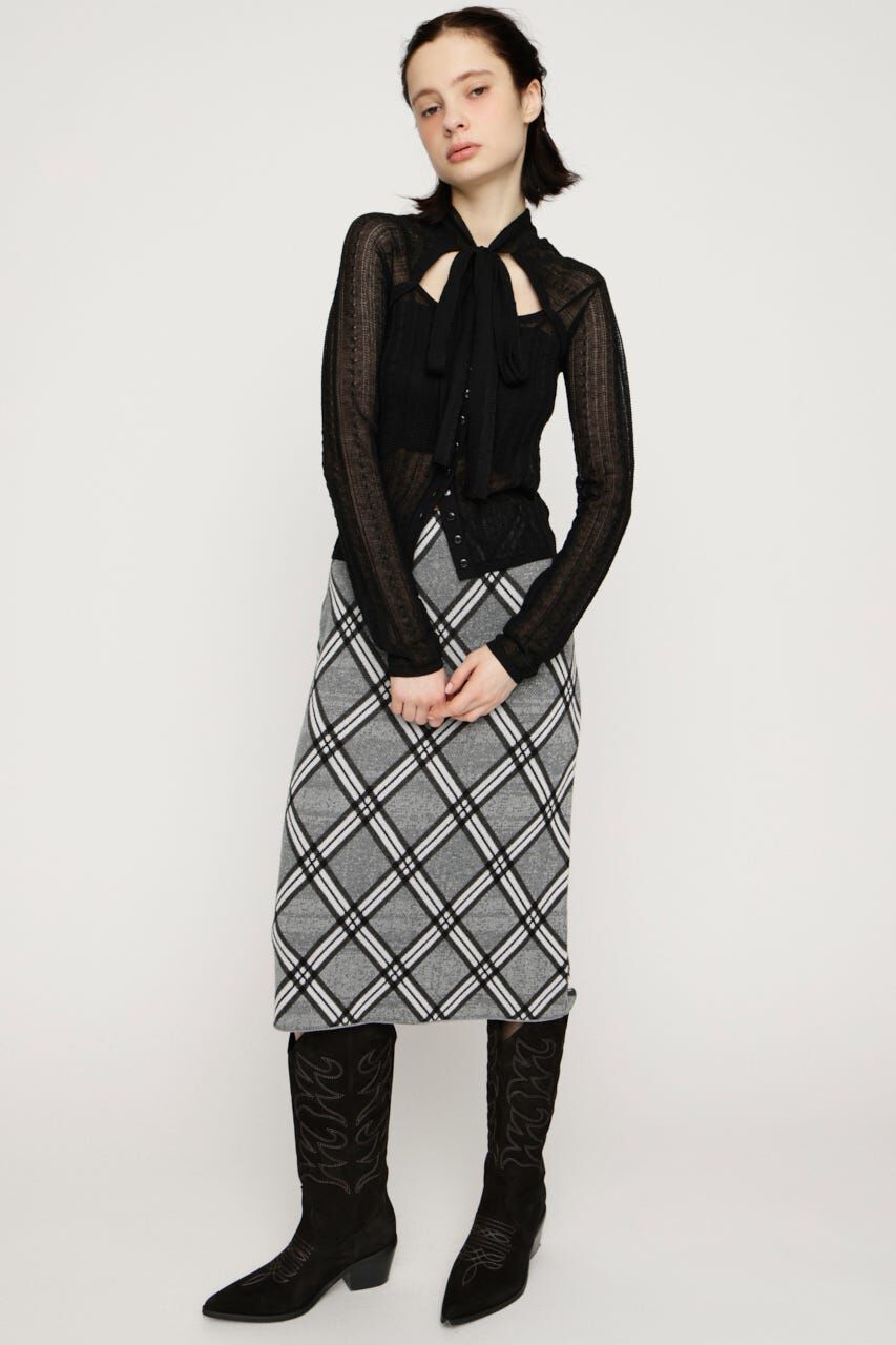 SLY「TIE RIBBON KNIT トップス」|ニット・セーター|