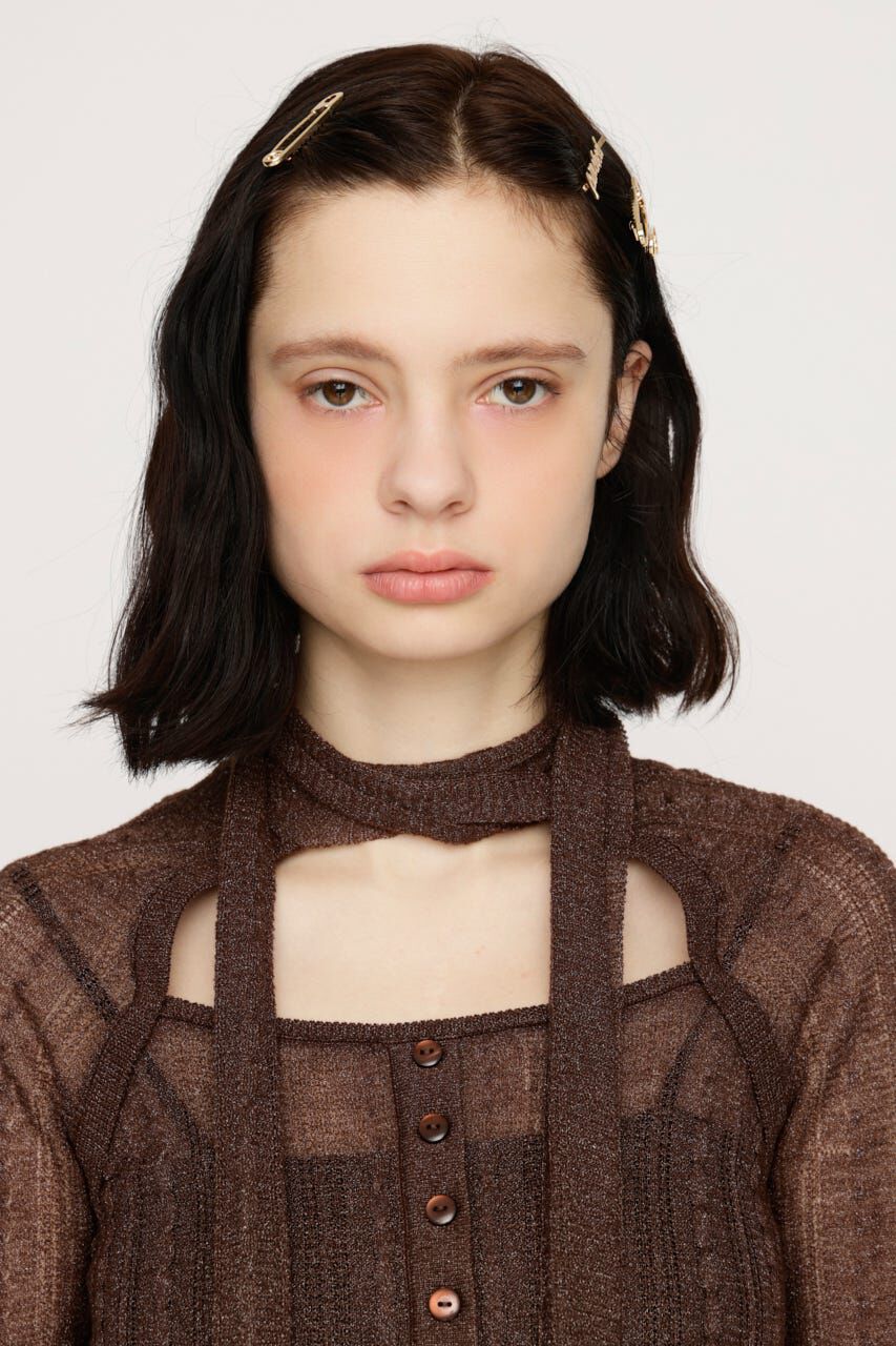 SLY「TIE RIBBON KNIT トップス」|ニット・セーター|