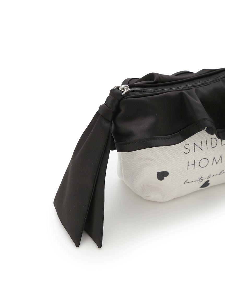 SNIDEL HOME「オーガニックキャンバスポーチ（HEART）」|ポーチ|