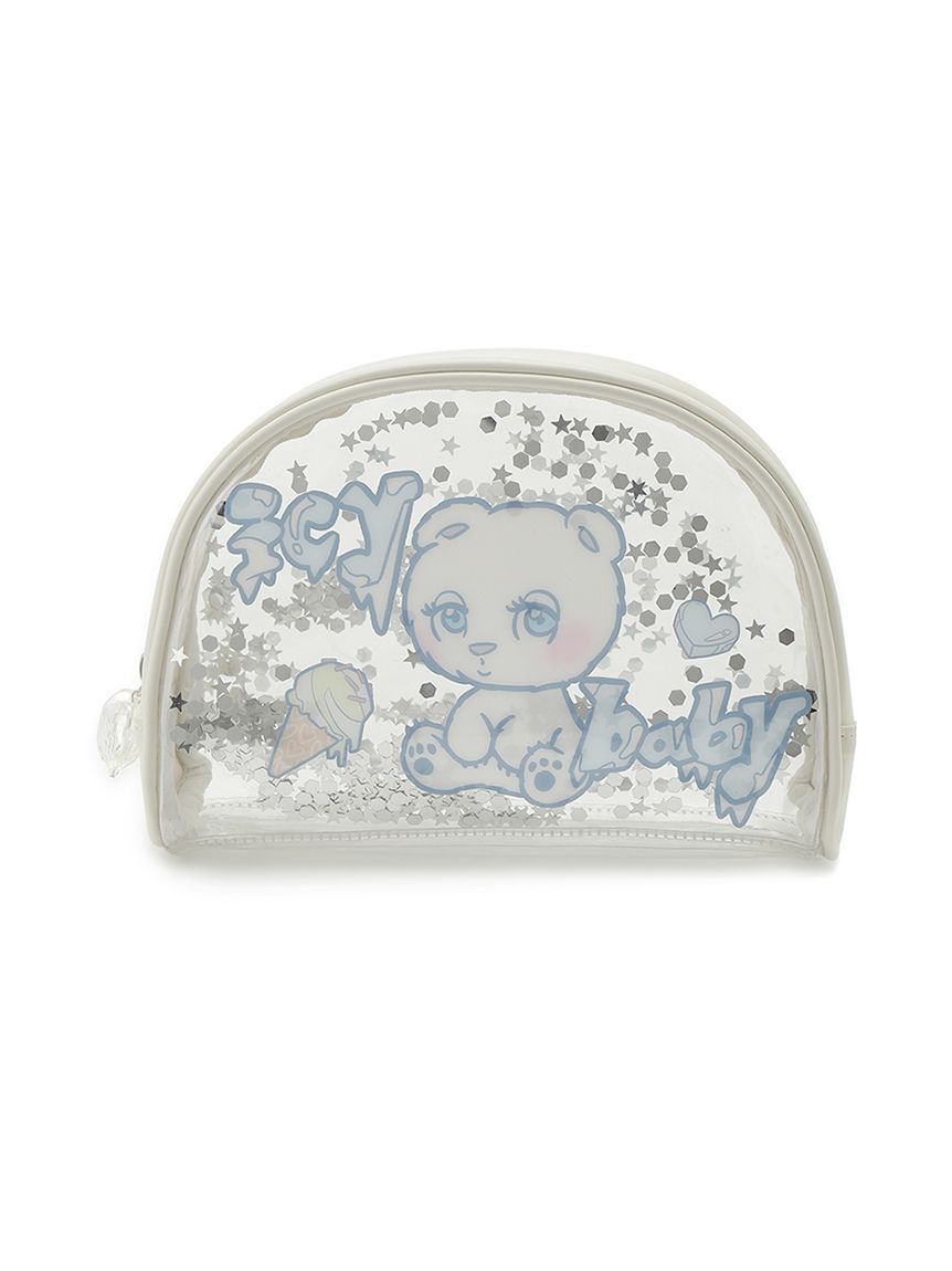 SNIDEL HOME「【icy baby】グリッタークリアポーチ」|ポーチ|IVR