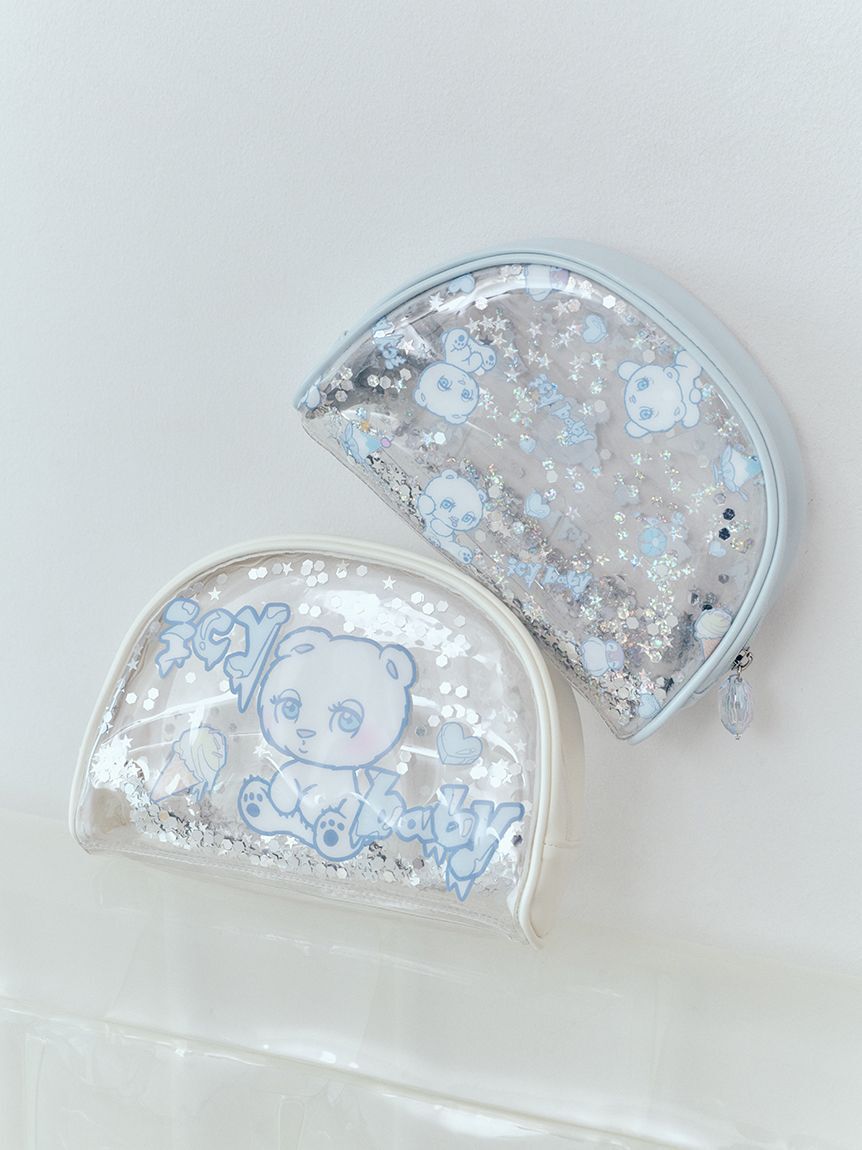 SNIDEL HOME「【icy baby】グリッタークリアポーチ」|ポーチ|