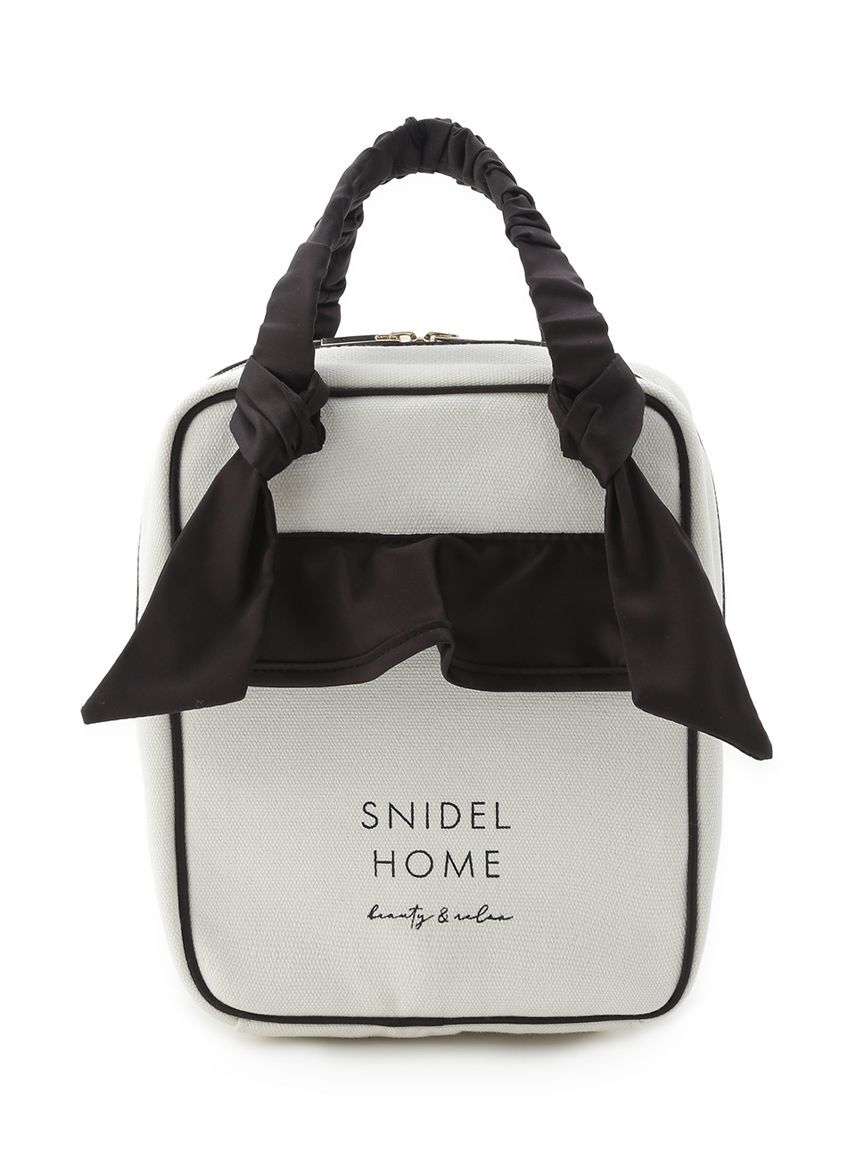 SNIDEL HOME「キャンバストラベルポーチ」|ポーチ|BLK