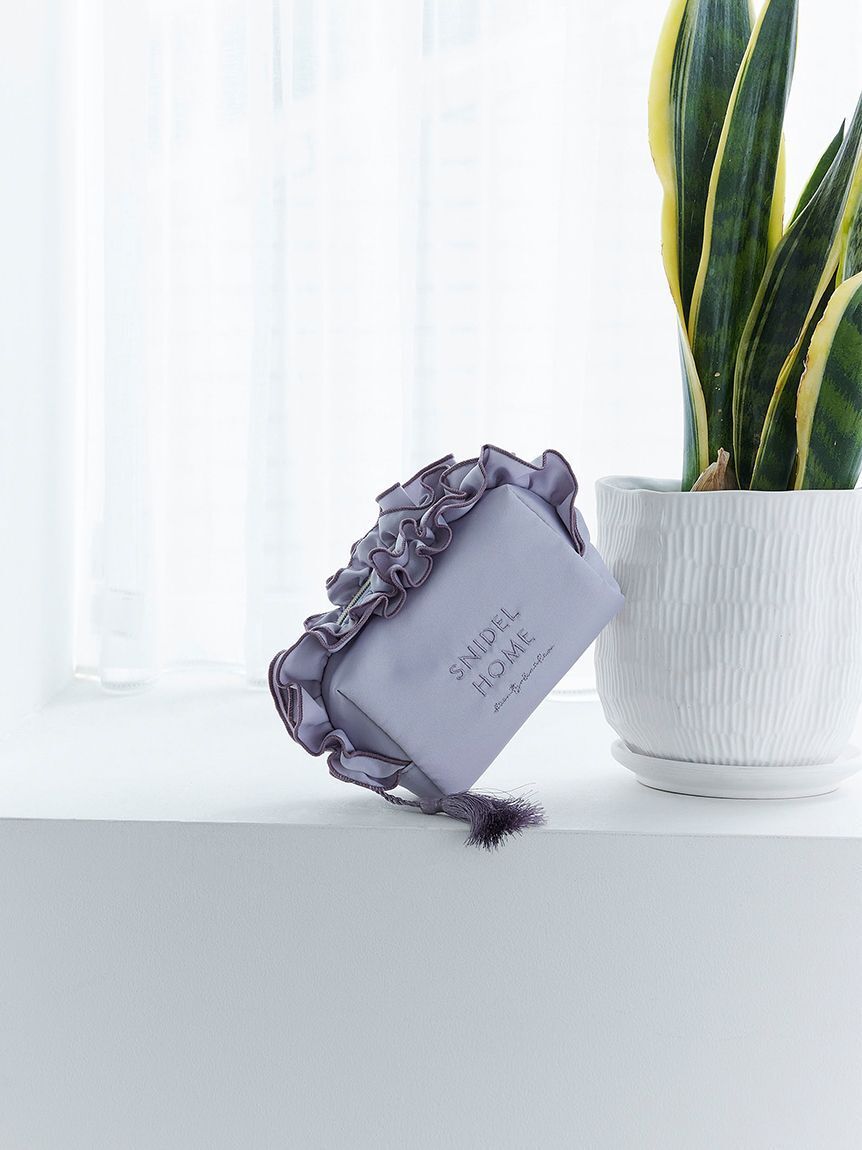 SNIDEL HOME「フリルポーチ」|ポーチ|LAV