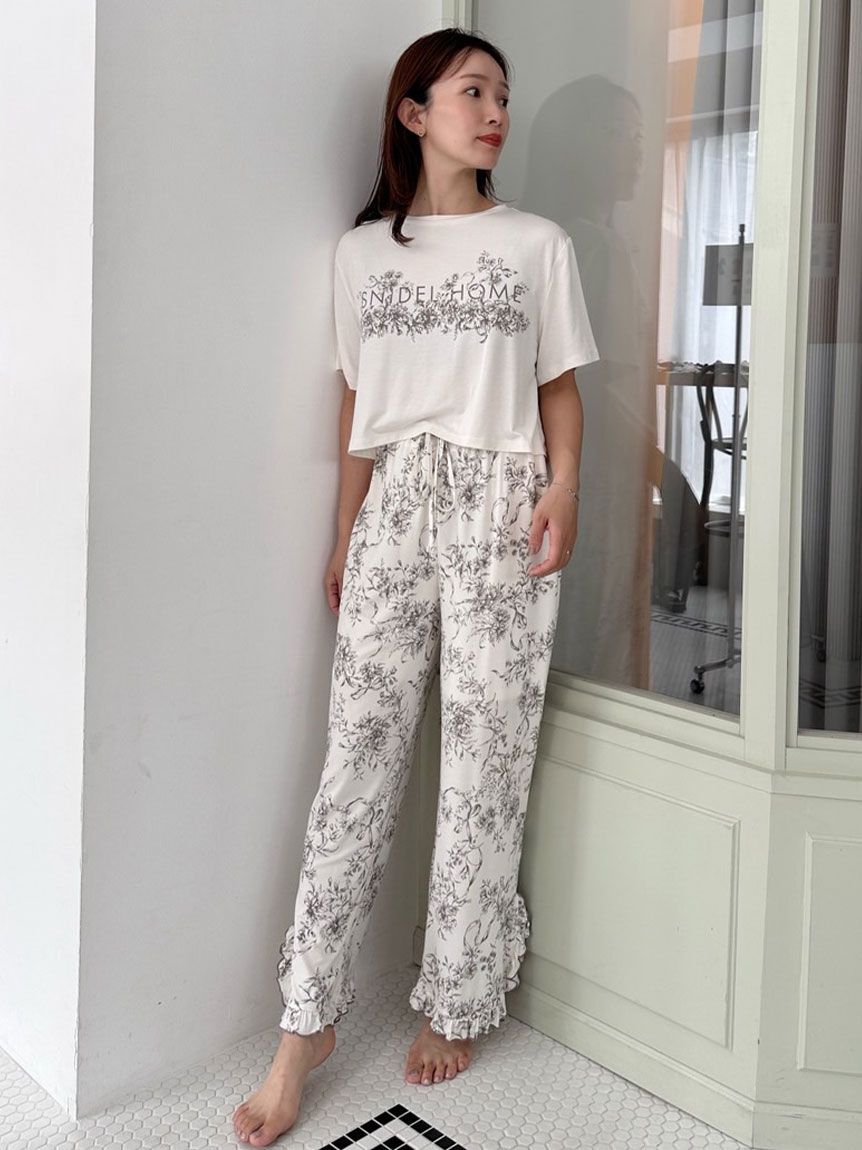 SNIDEL HOME「【接触冷感】カットレーヨンTシャツ」|ルームウェア|