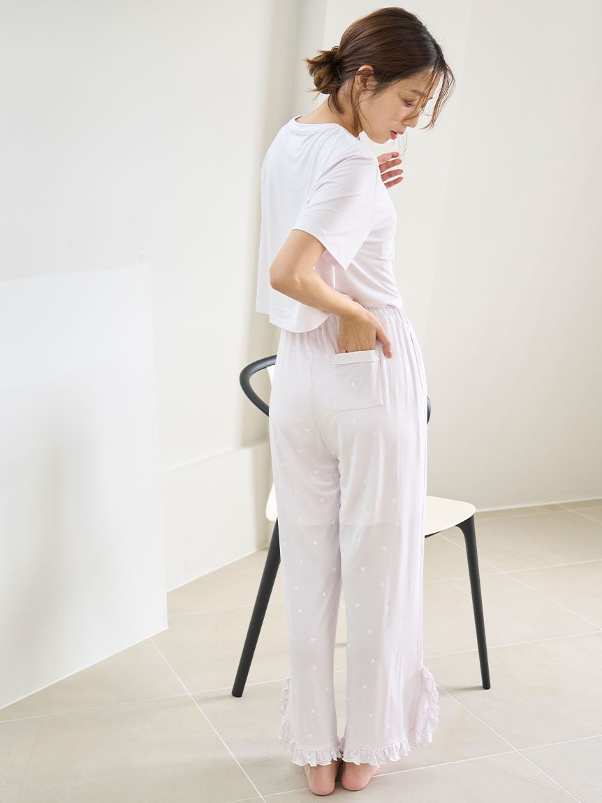 SNIDEL HOME「【接触冷感】カットレーヨンTシャツ」|ルームウェア|