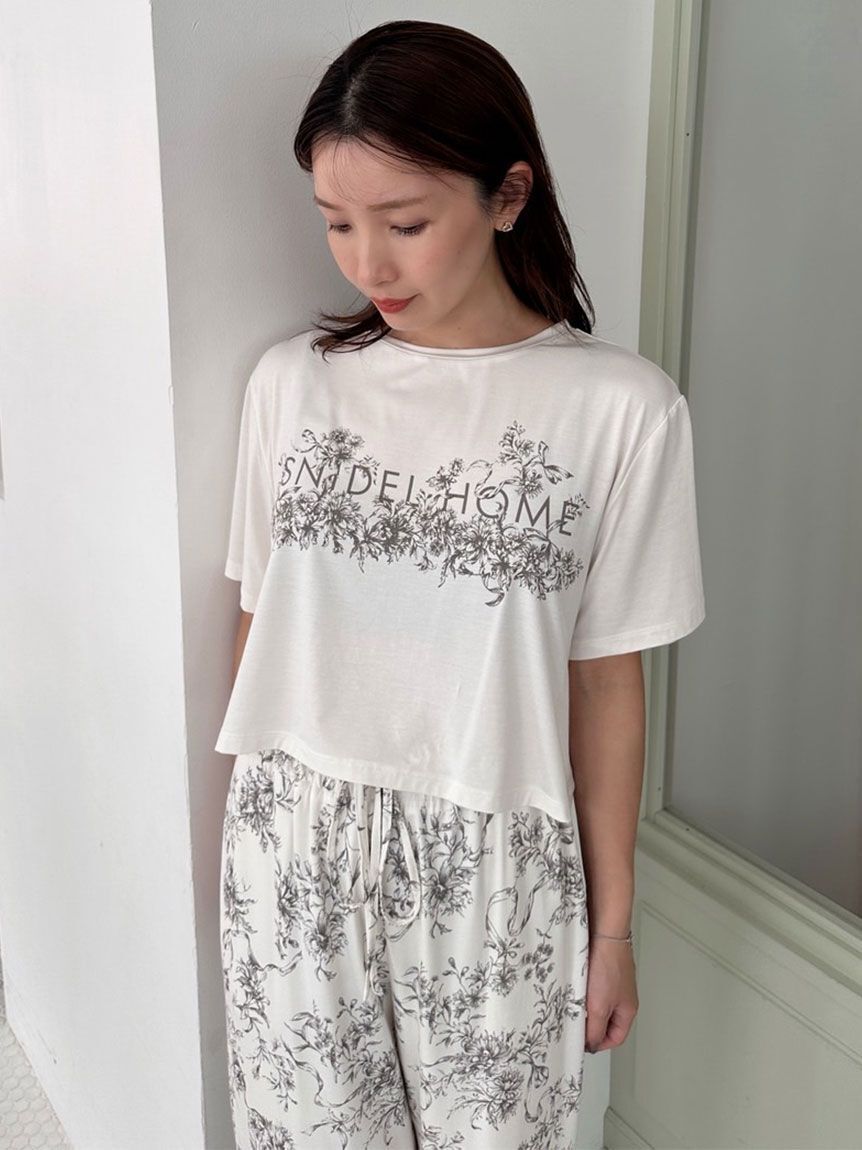 SNIDEL HOME「【接触冷感】カットレーヨンTシャツ」|ルームウェア|